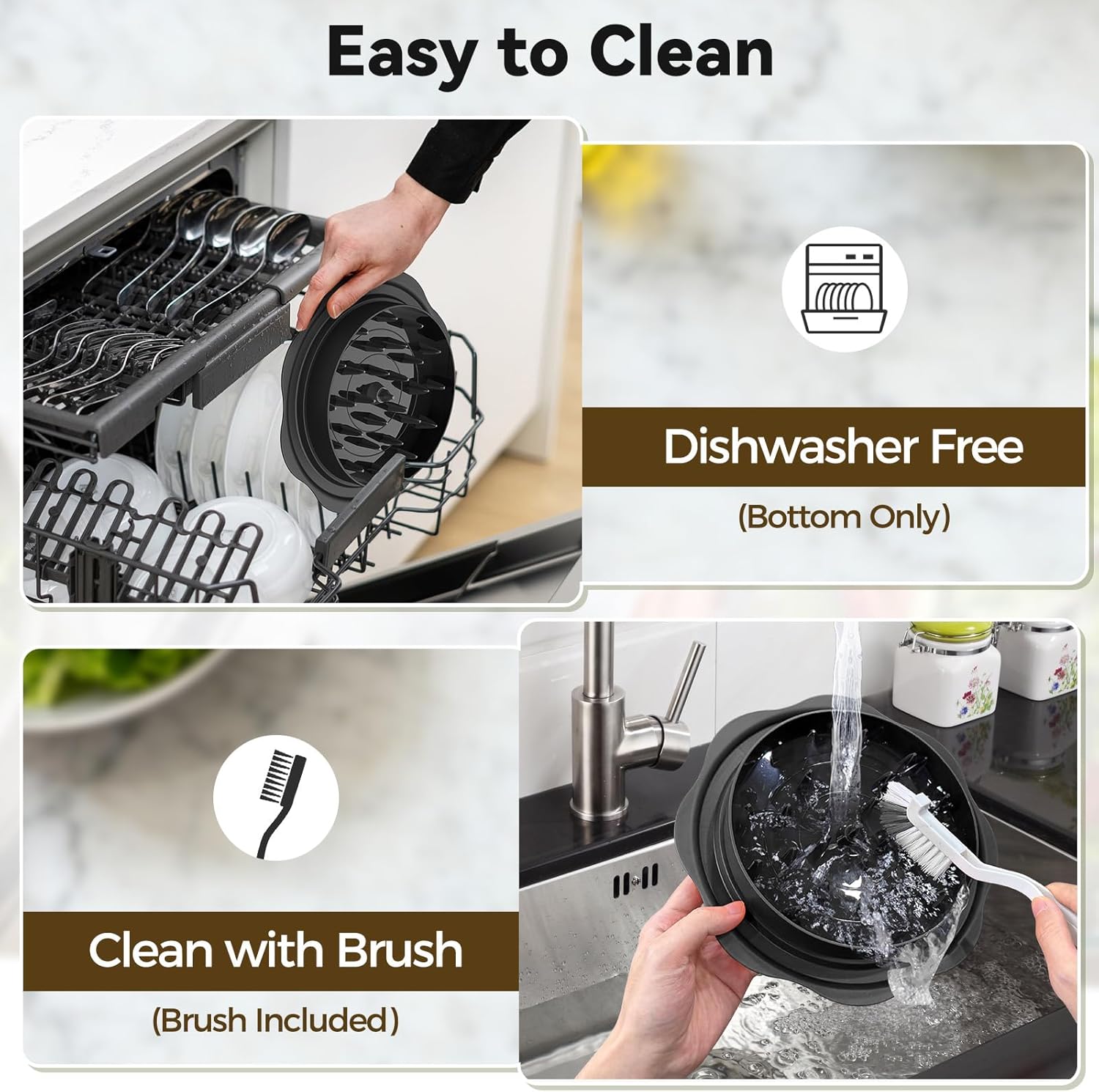 Kitchen Chicken Shredder with Anti-Slip Base