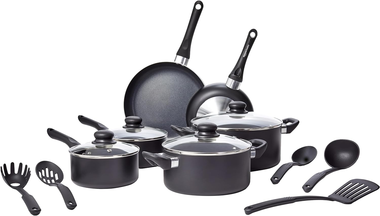 Amazon Basics 8 Nonstick Cookware Set