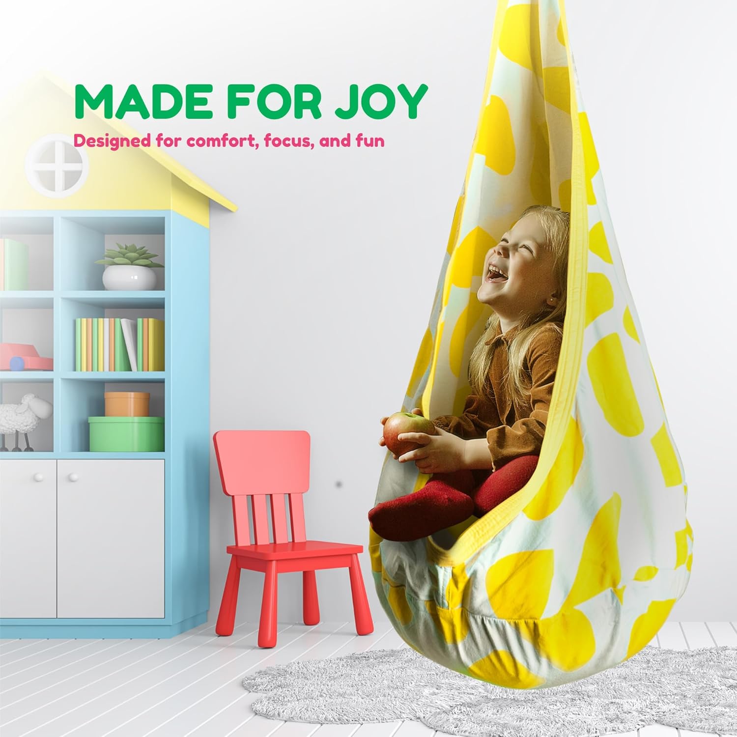 Calming Sensory Swing Indoor Sensory Hammock for Kids