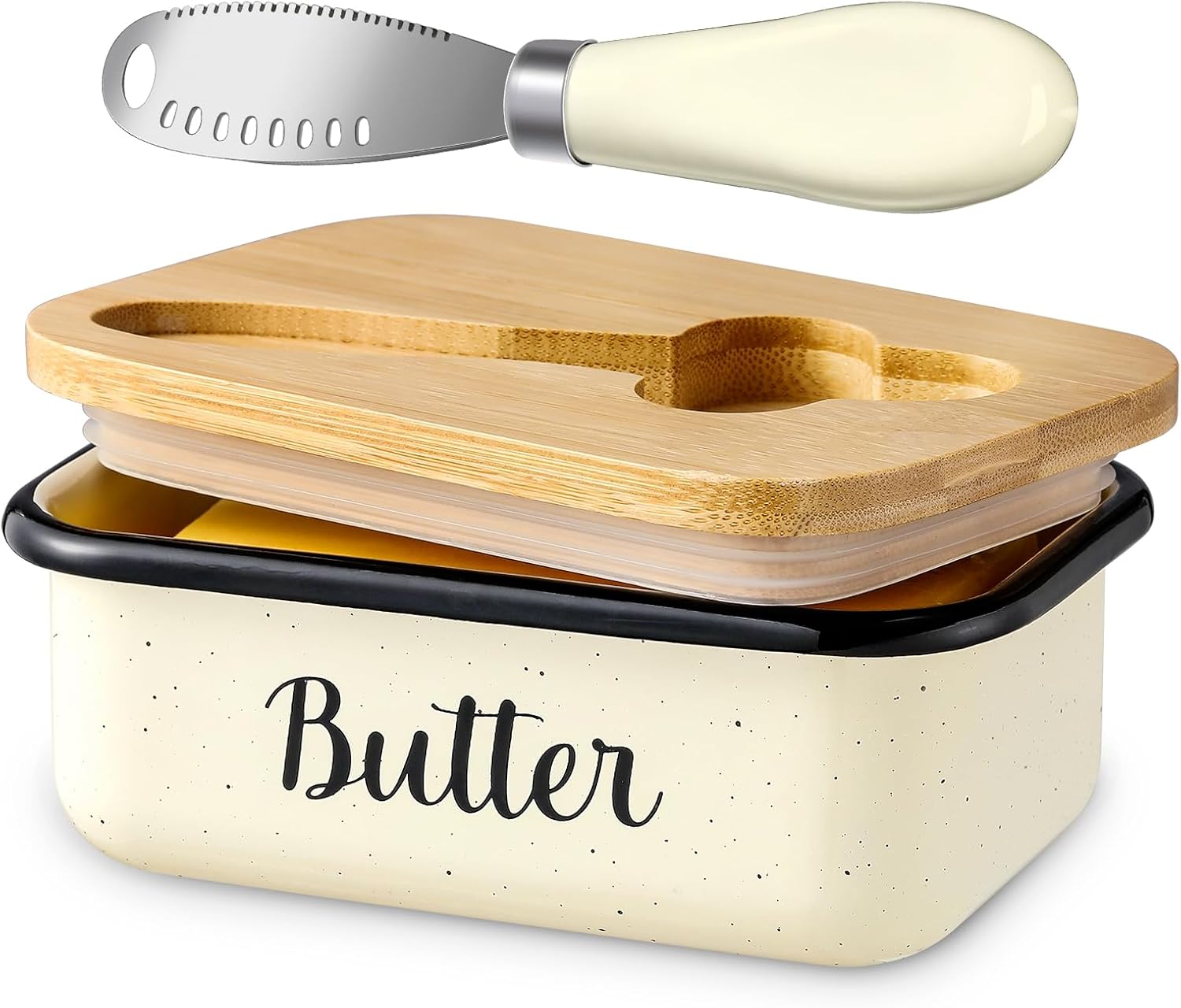 LANDNEOO Stainless Steel Butter Dish Set