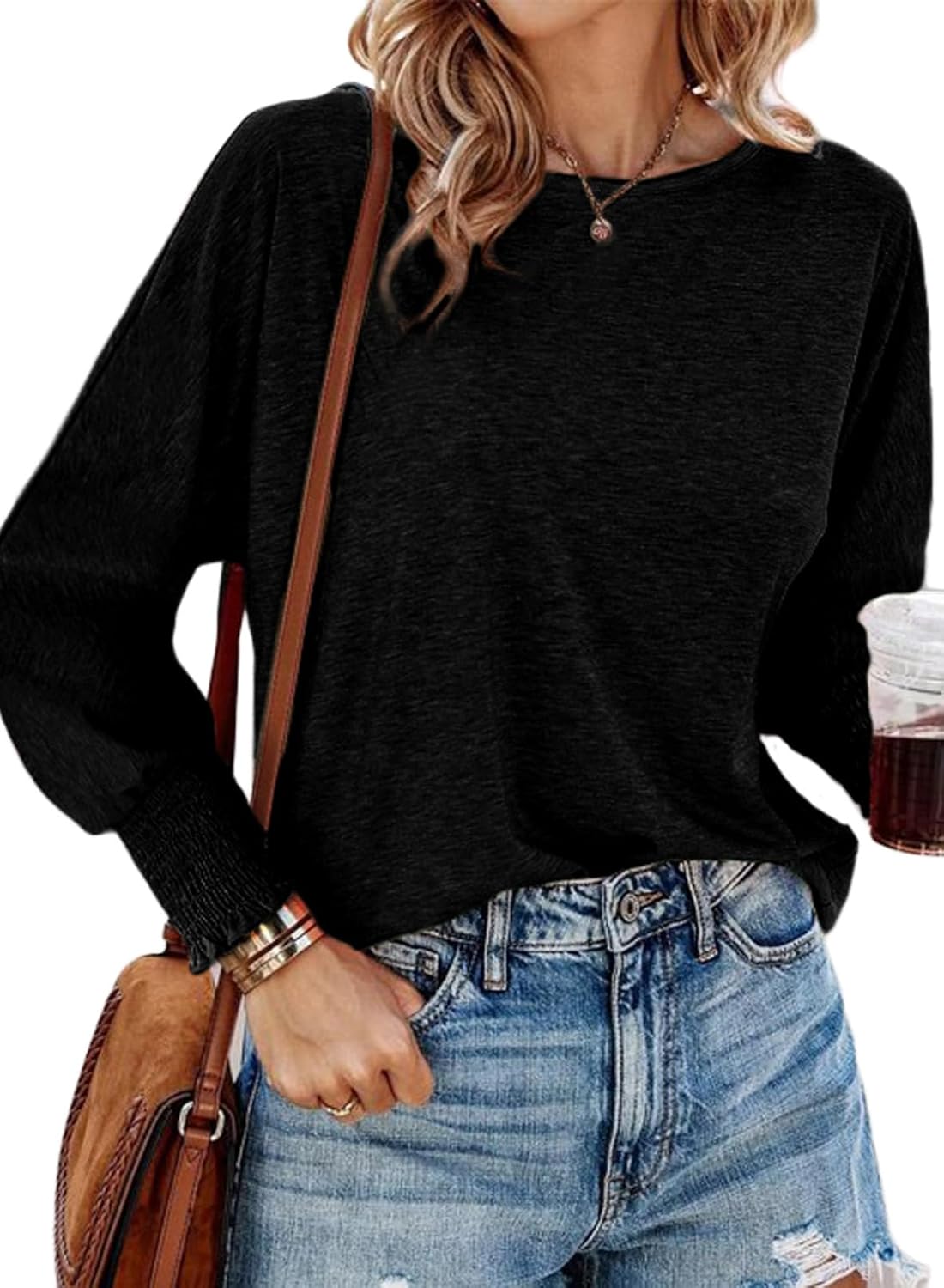 Dokotoo Womens Tops Long Sleeve Tops Shirts