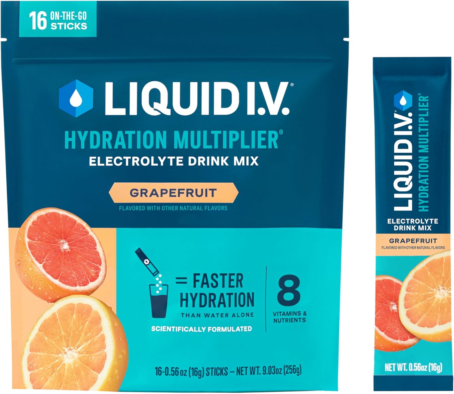 Liquid I.V. Hydration Multiplier – Lemon Lime Electrolyte Drink