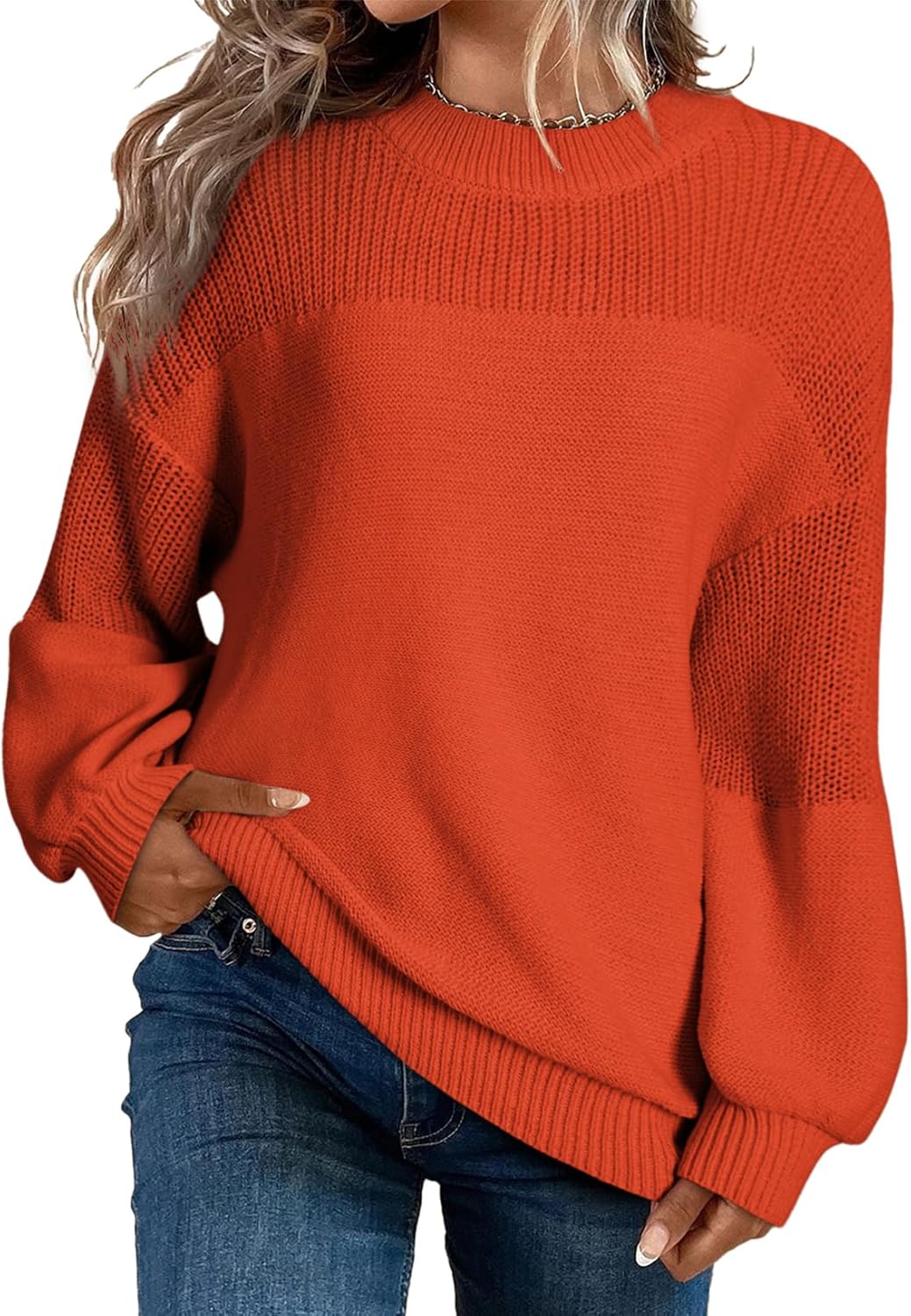 Dokotoo Women's Casual Long Sleeve Sweaters