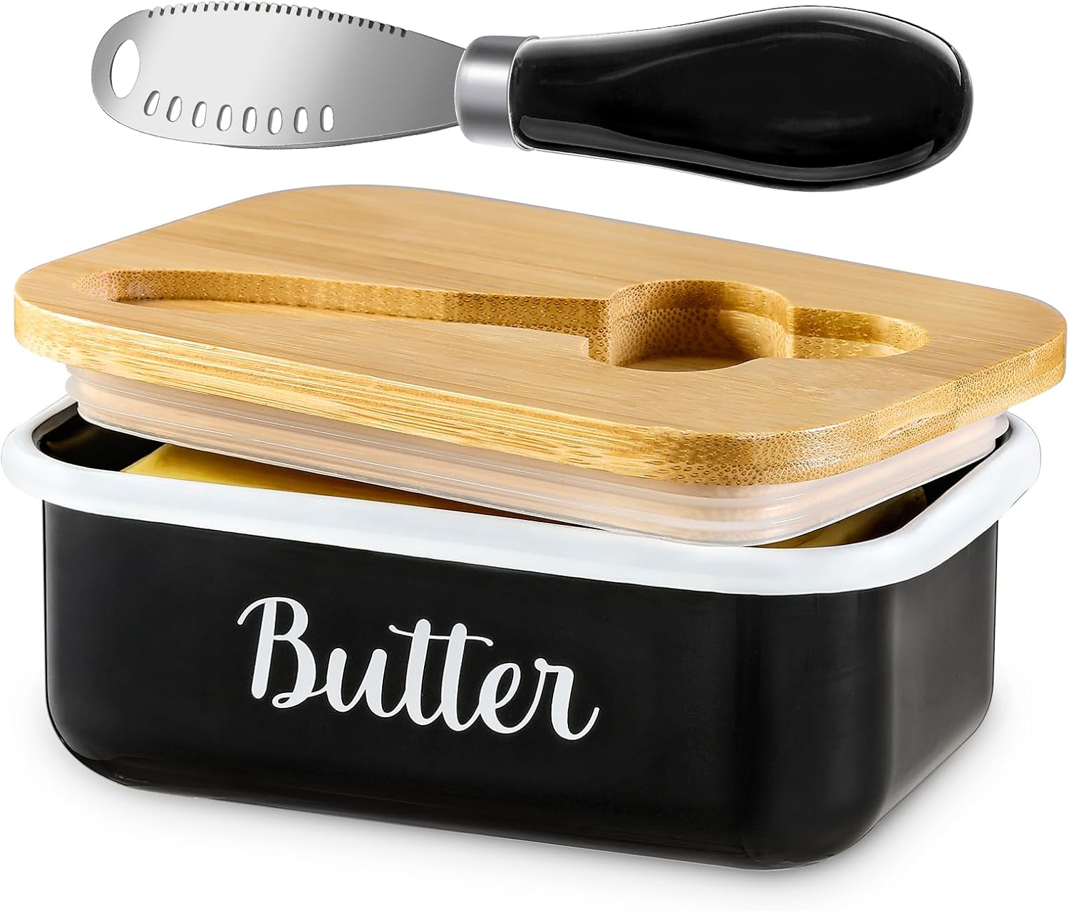 LANDNEOO Stainless Steel Butter Dish Set