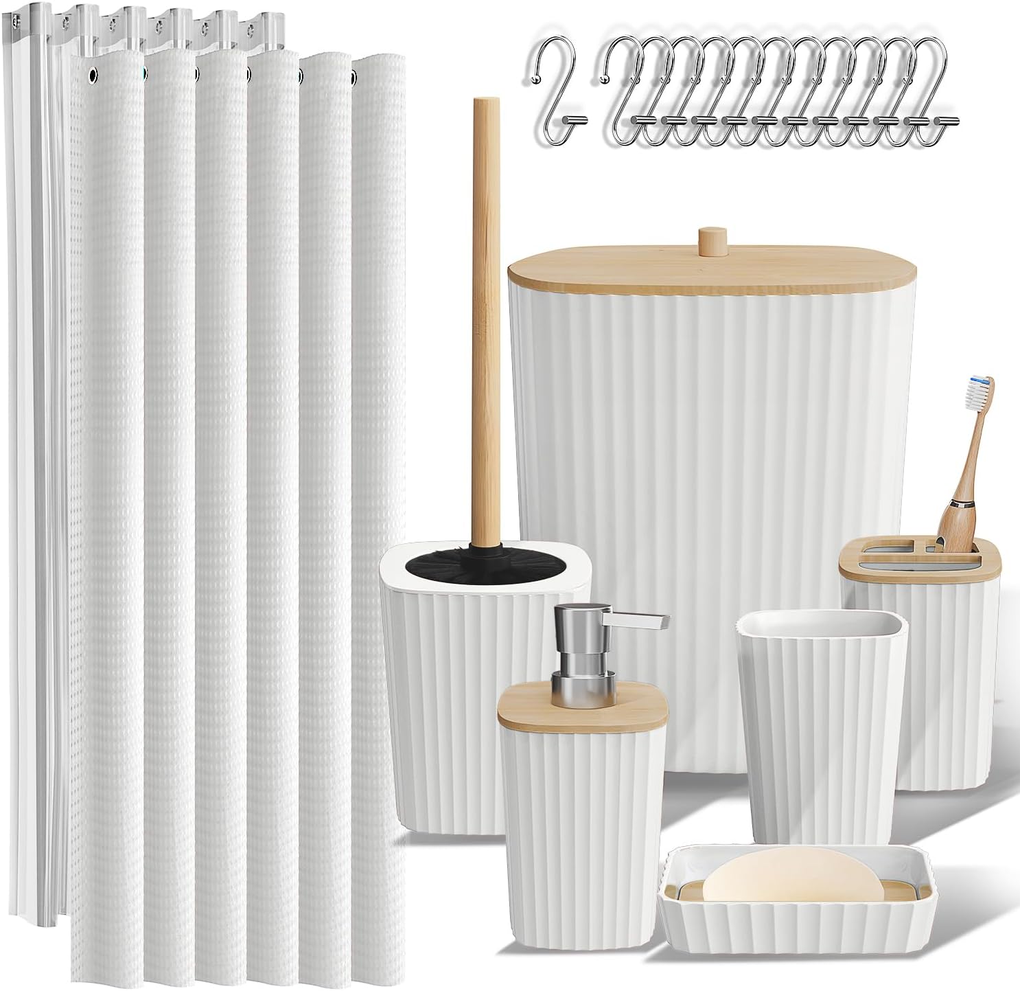 Clara Clark Bathroom Accessories Set