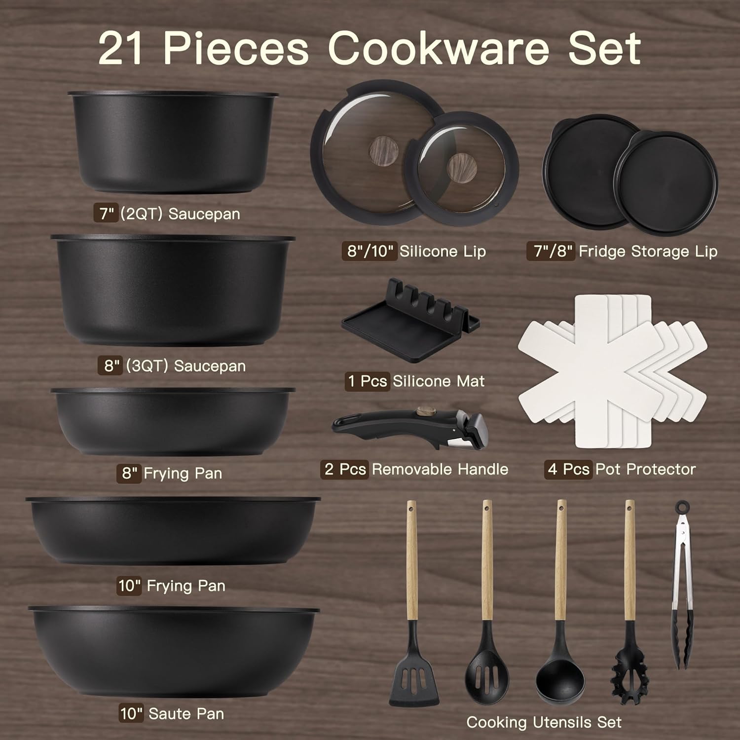 Astercook Non Stick RV Pots and Pans