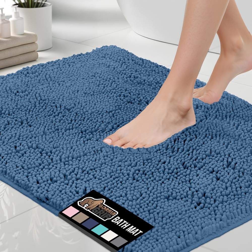 GORILLA GRIP Chenille Bath Rug
