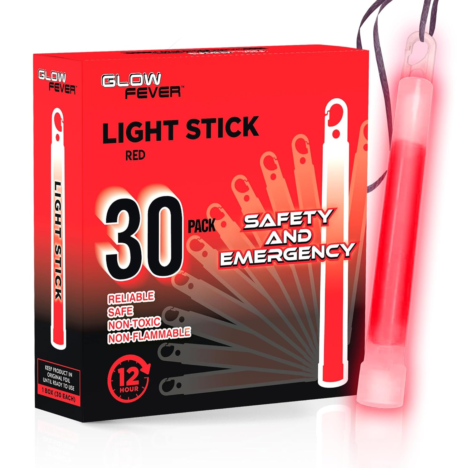 Glow Fever Emergency Safety Military Grade Glow Sticks