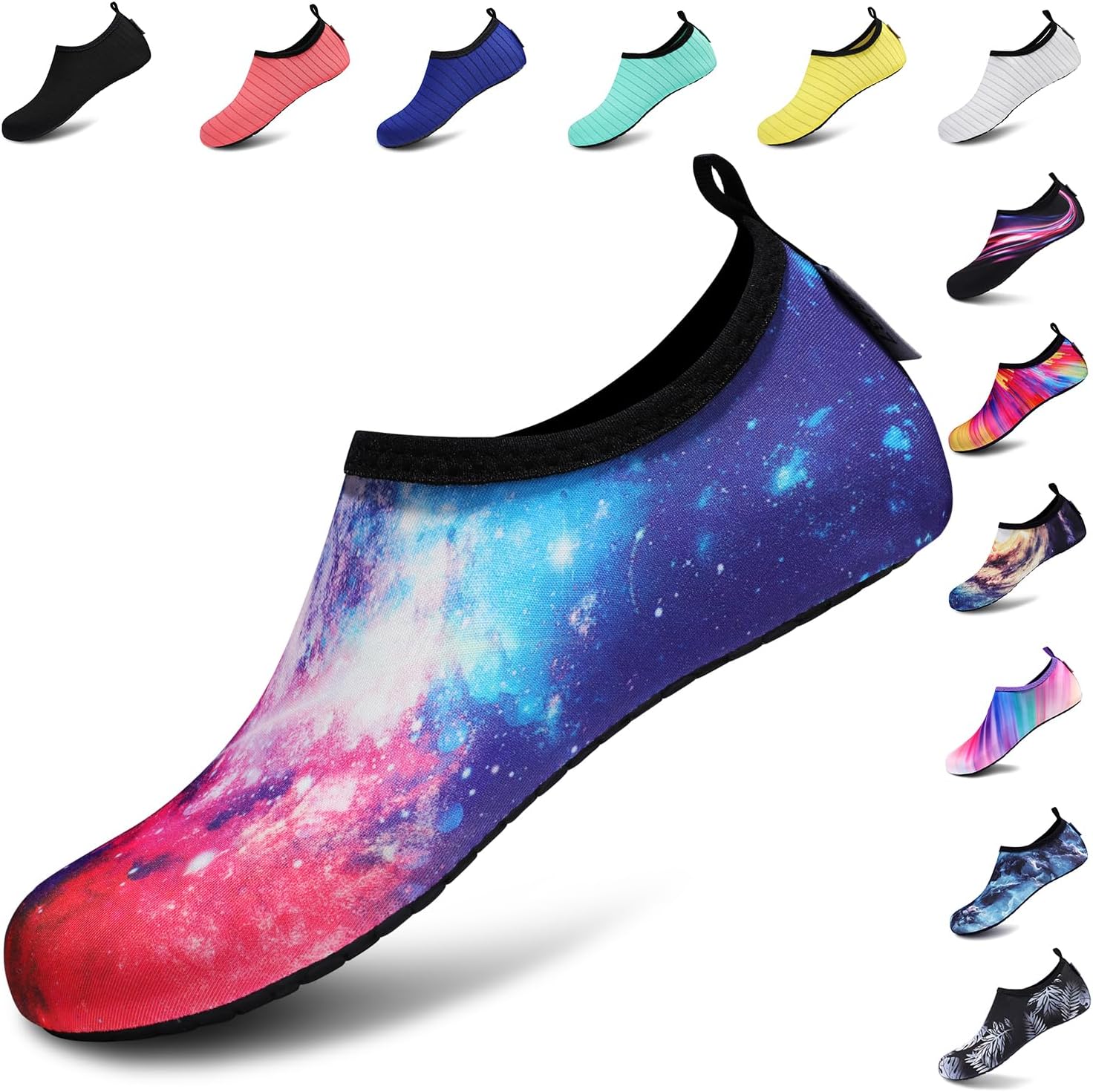 VIFUUR Water Shoes – Barefoot Quick-Dry Aqua Socks