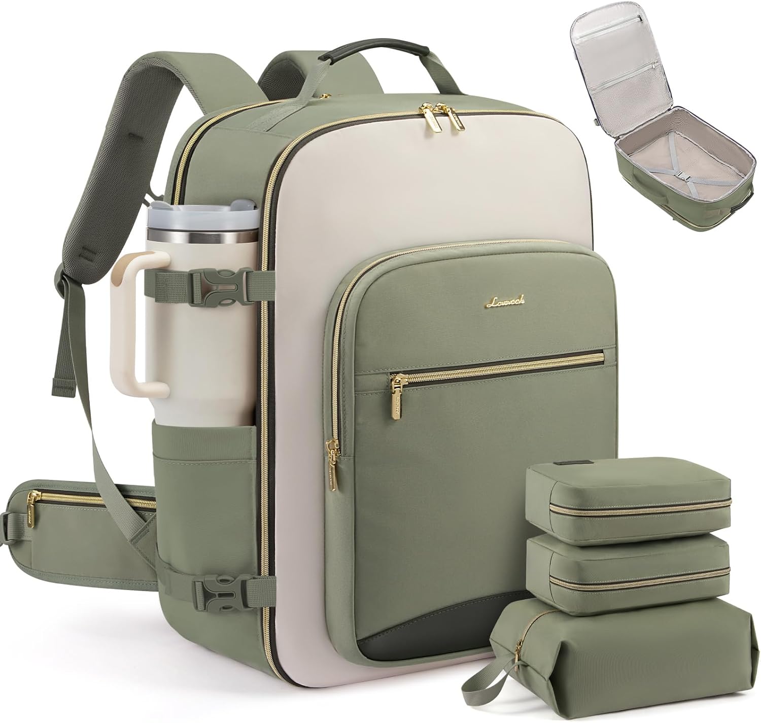 LOVEVOOK 40L Travel Backpack for Women & Men