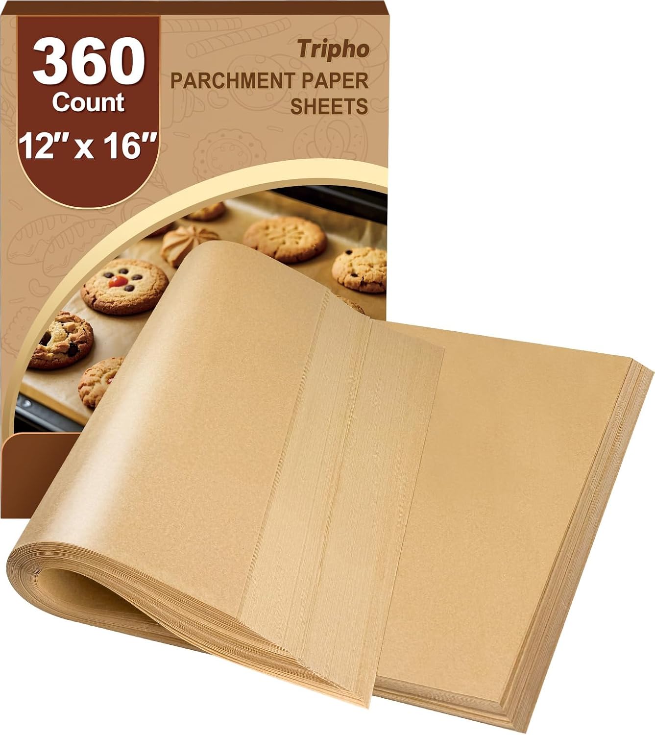 Heavy Duty Parchment Paper Sheets for Baking
