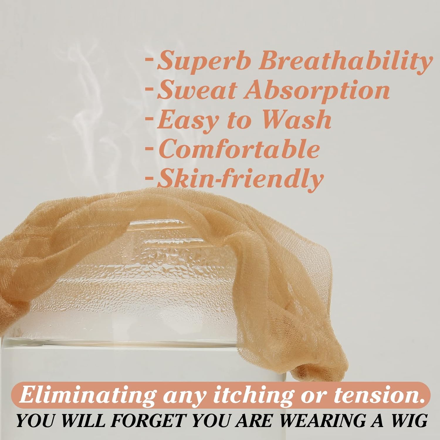 BEEOS Skinlike HD Wig Cap for Lace Front Wigs