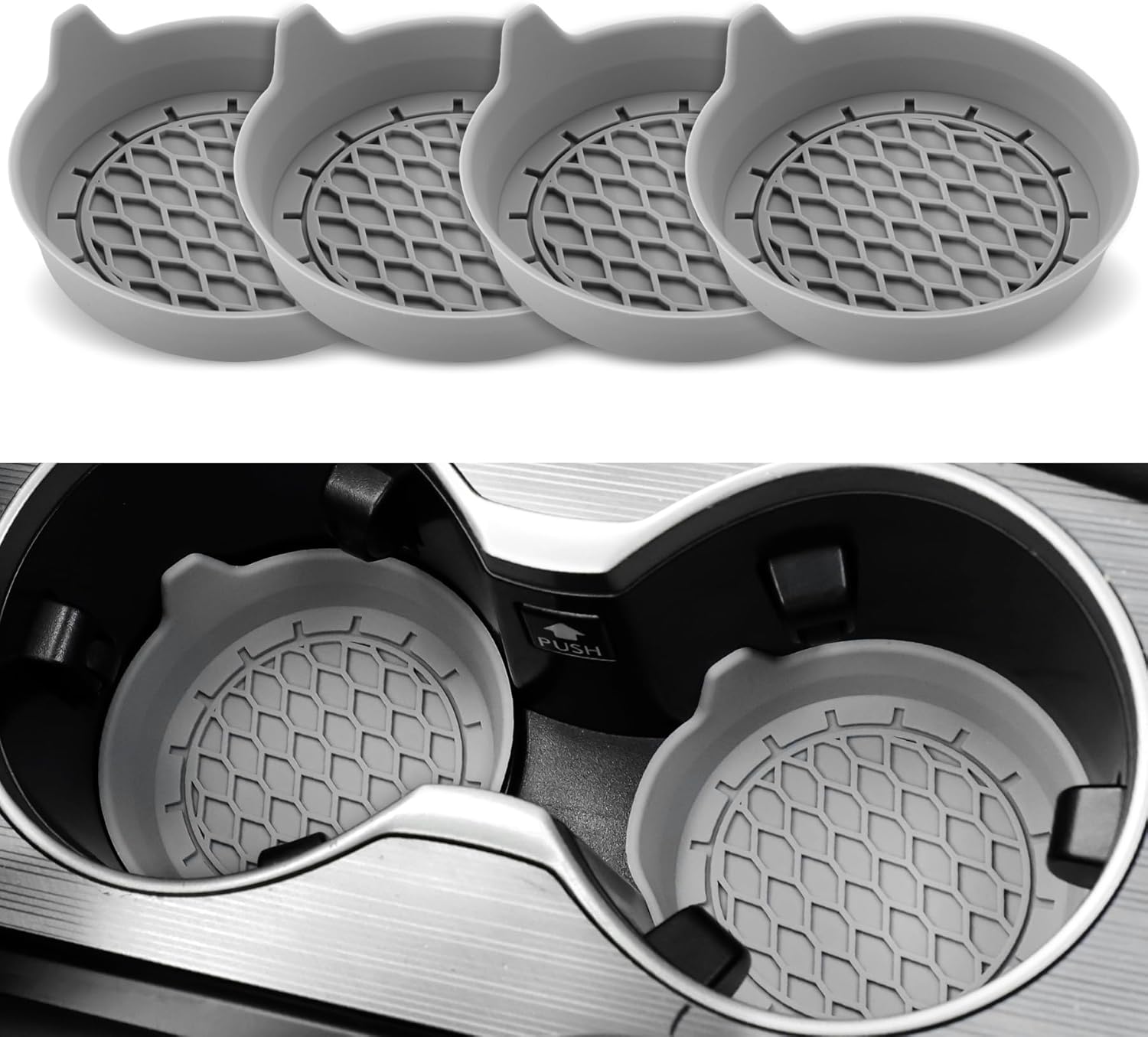 SINGARO Car Cup Holder Coasters