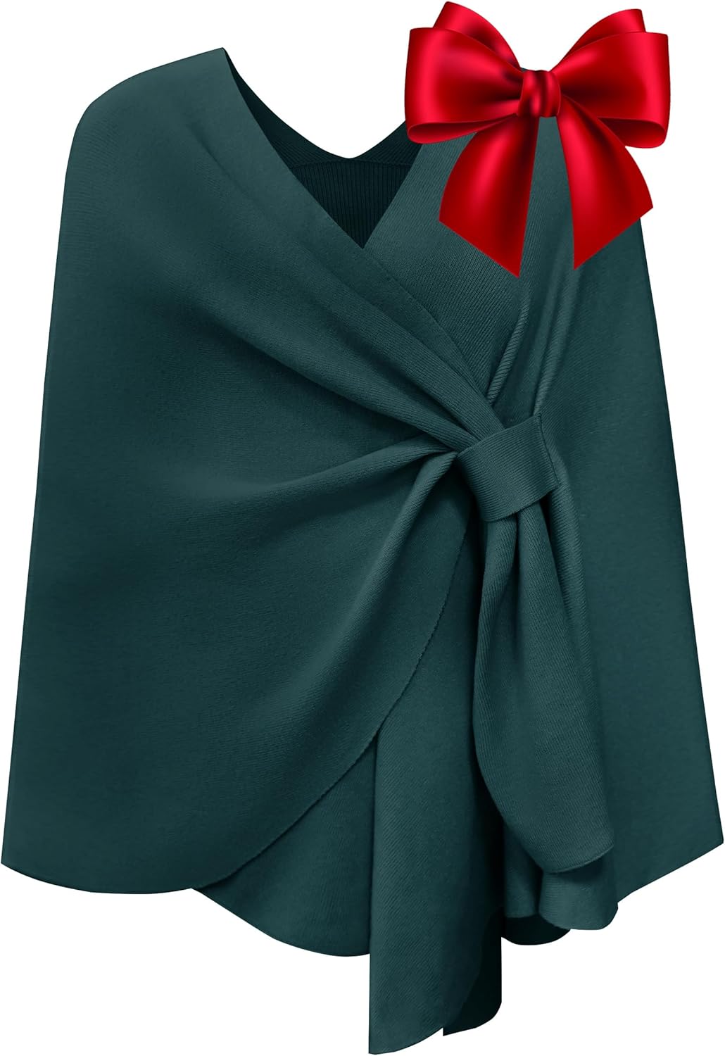 PULI Women's Elegant Shawl Wraps Sweater