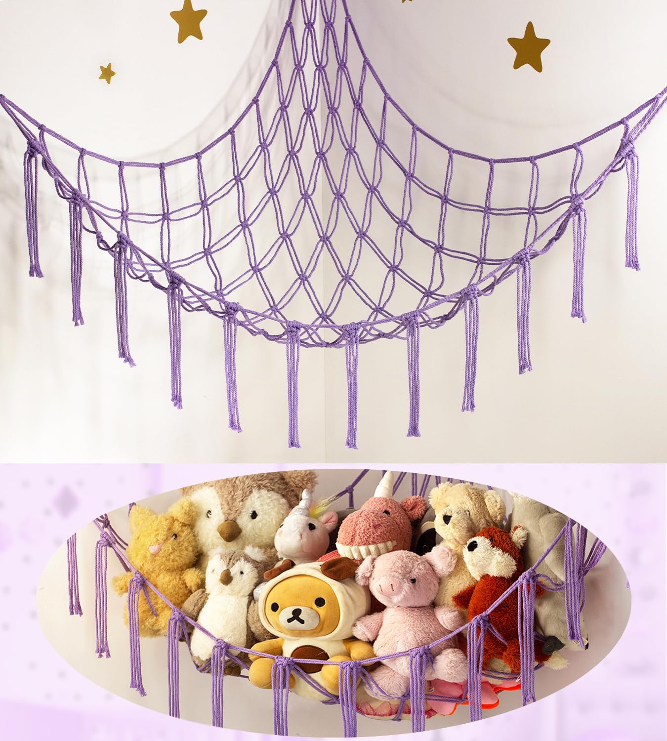 Stuffed Animal Storage Hammock or Net Corner