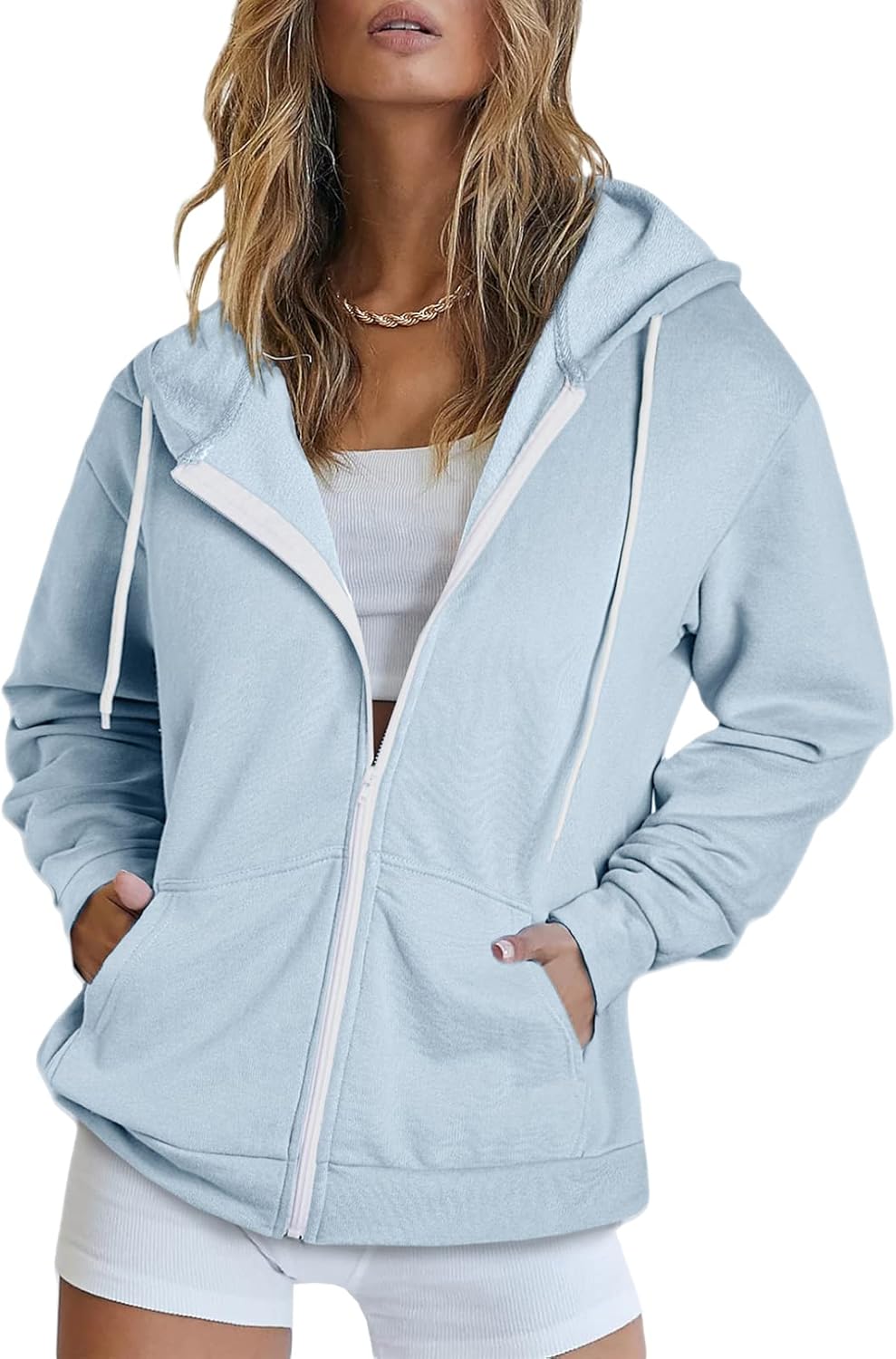 Dokotoo Women's Full Zip Up Hoodie for Women