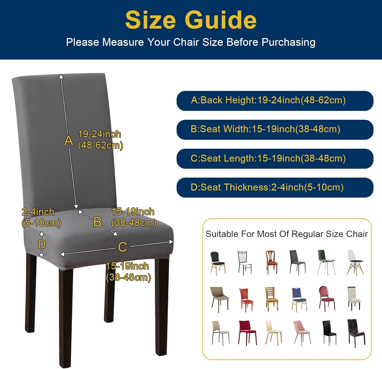 Chair Covers Stretch Kitchen Dining Room