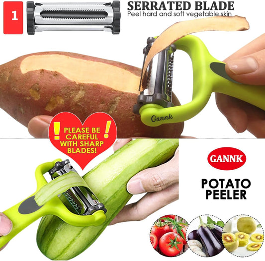 GANNK Potato Apple Vegetable Peelers for Kitchen