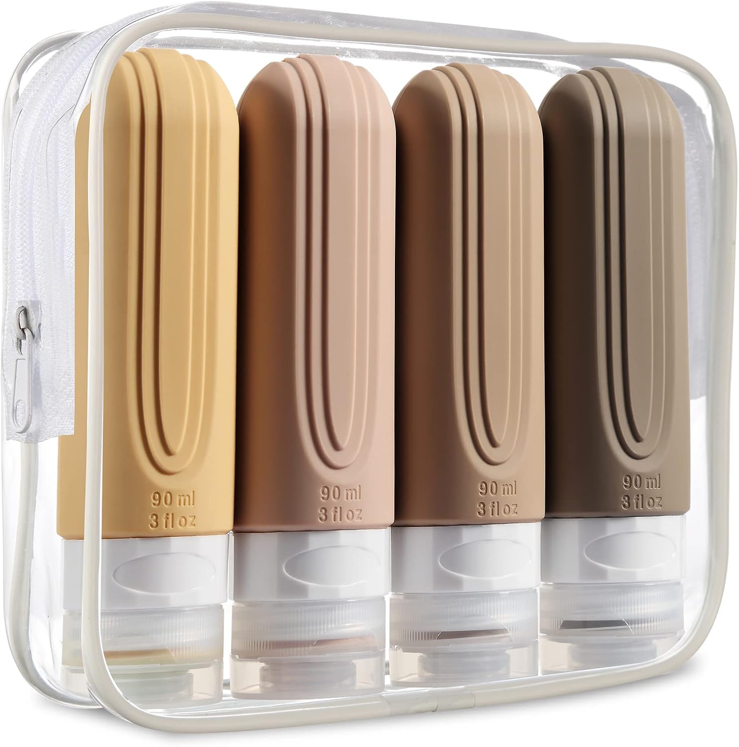TSA Approved 3oz Leak-Proof Travel Bottles