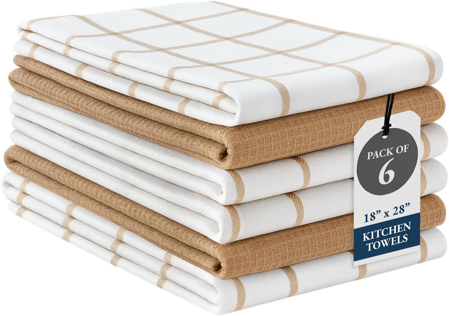 LANE LINEN Kitchen Towels and Dishcloths Sets