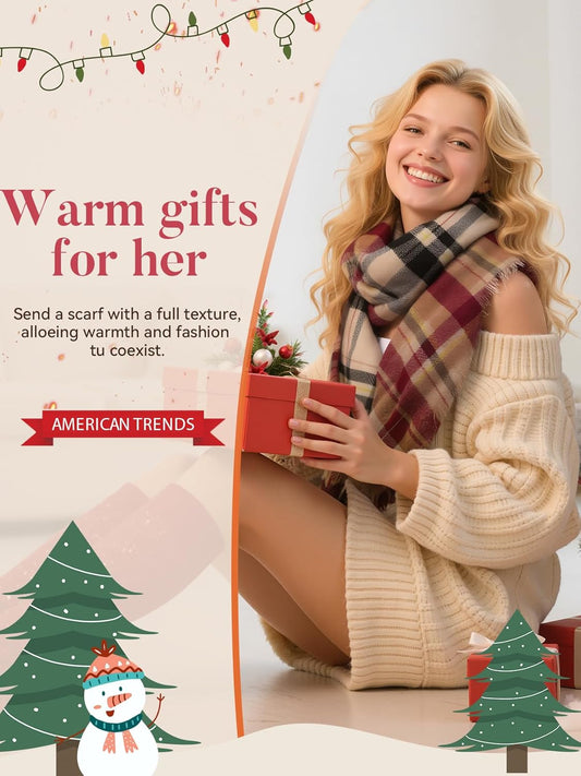 American Trends Women’s Fall Winter Scarf