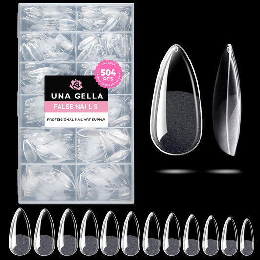UNA GELLA Almond Gel Nail Tips