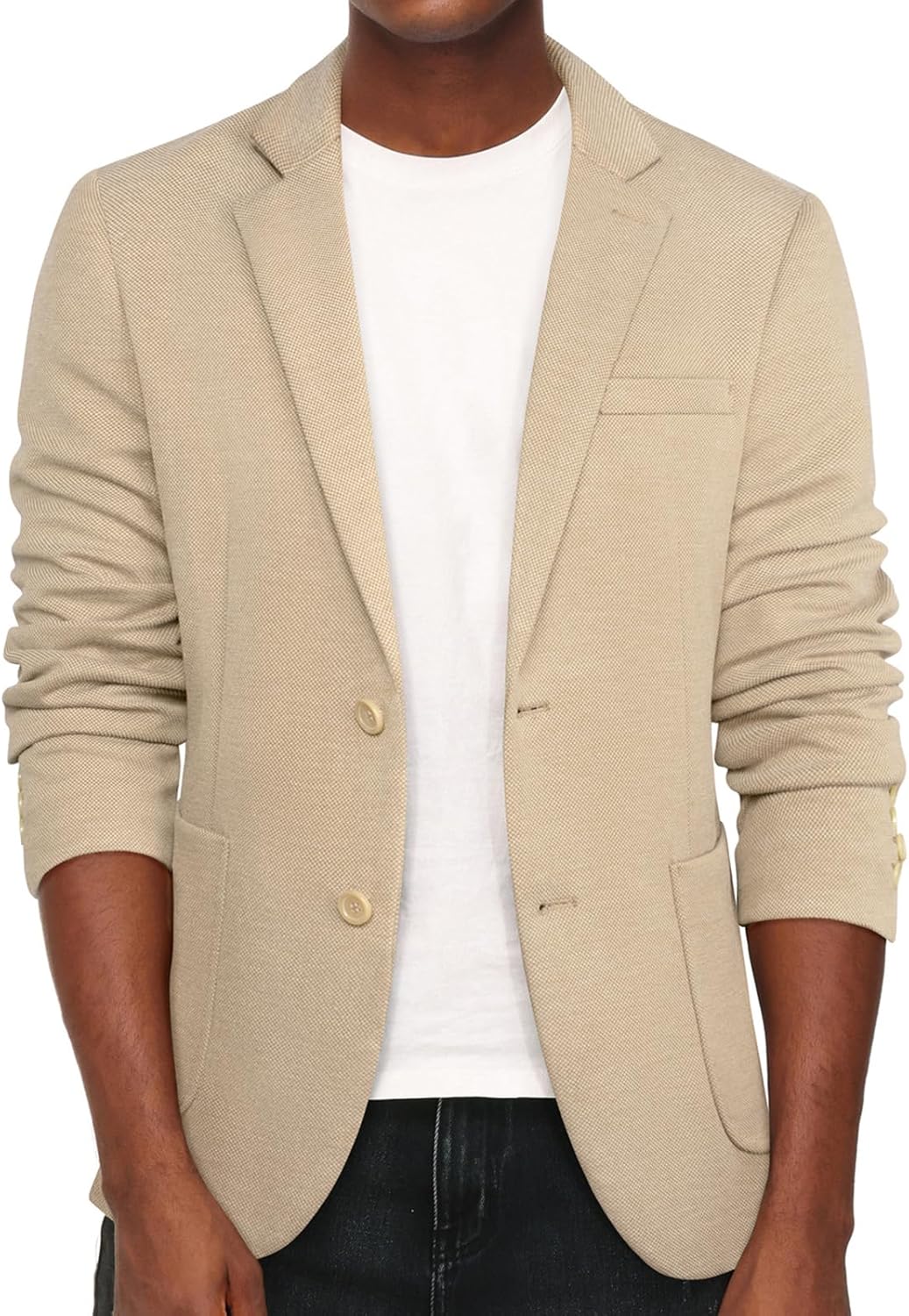 JONES Men's Casual Knit Blazer Suit Jackets