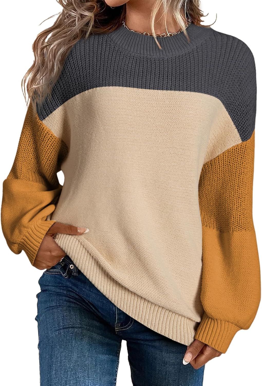 Dokotoo Women's Casual Long Sleeve Sweaters