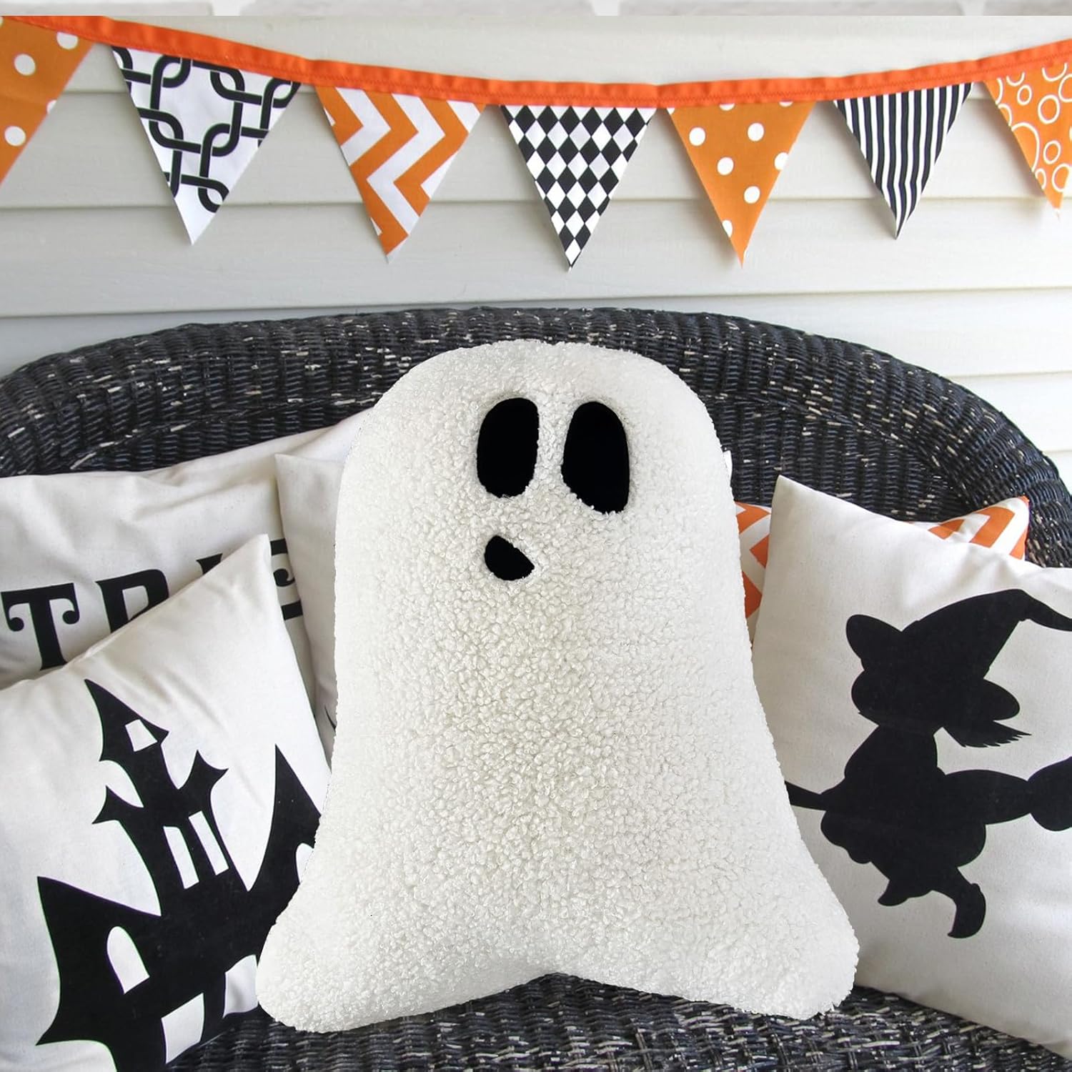 Halloween Pillows, Ghost Pillow, Fall Decorative Pillow Indoors