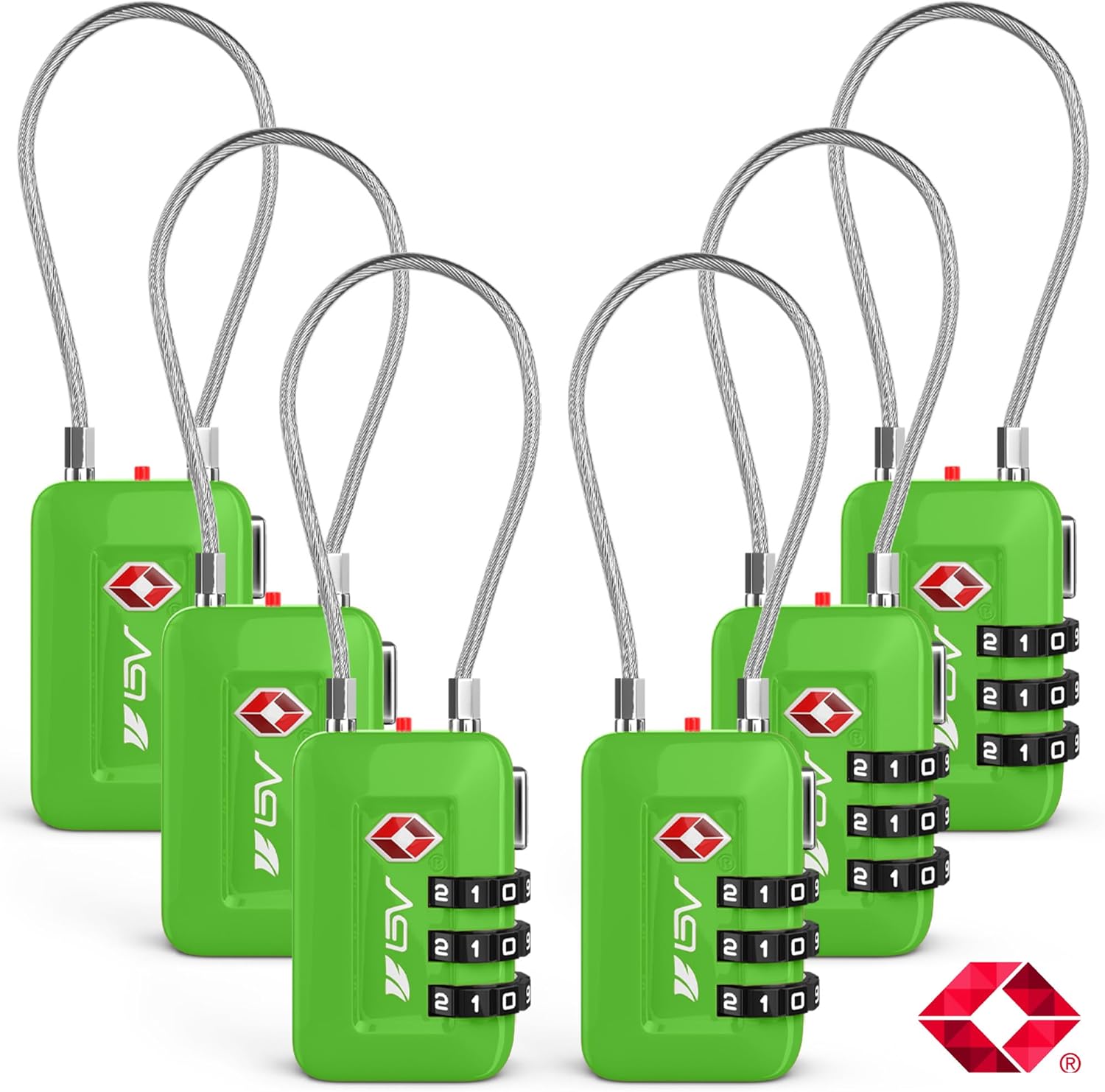 TSA Approved Travel Luggage Locks