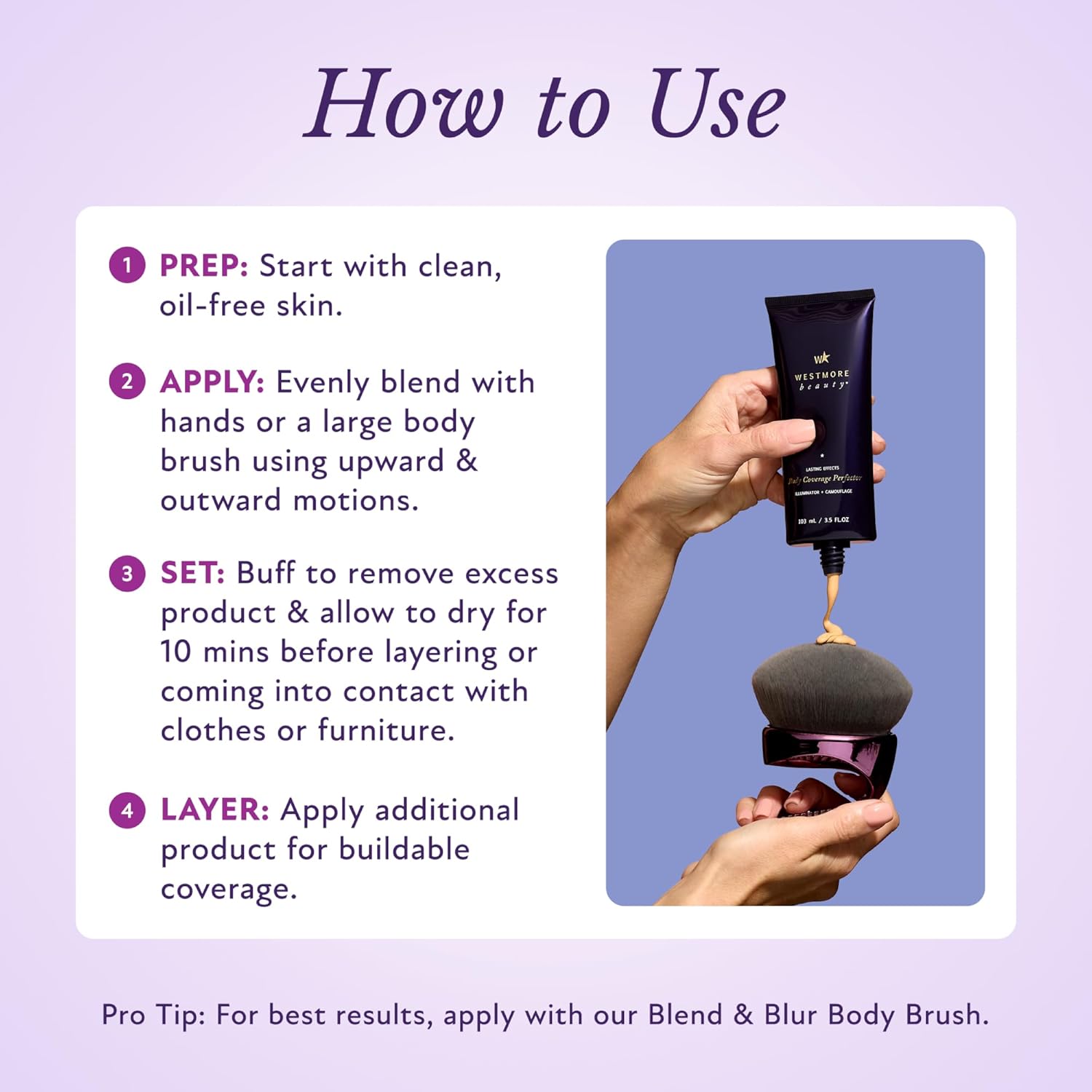 Westmore Beauty Body Coverage Perfector Waterproof Leg & Body