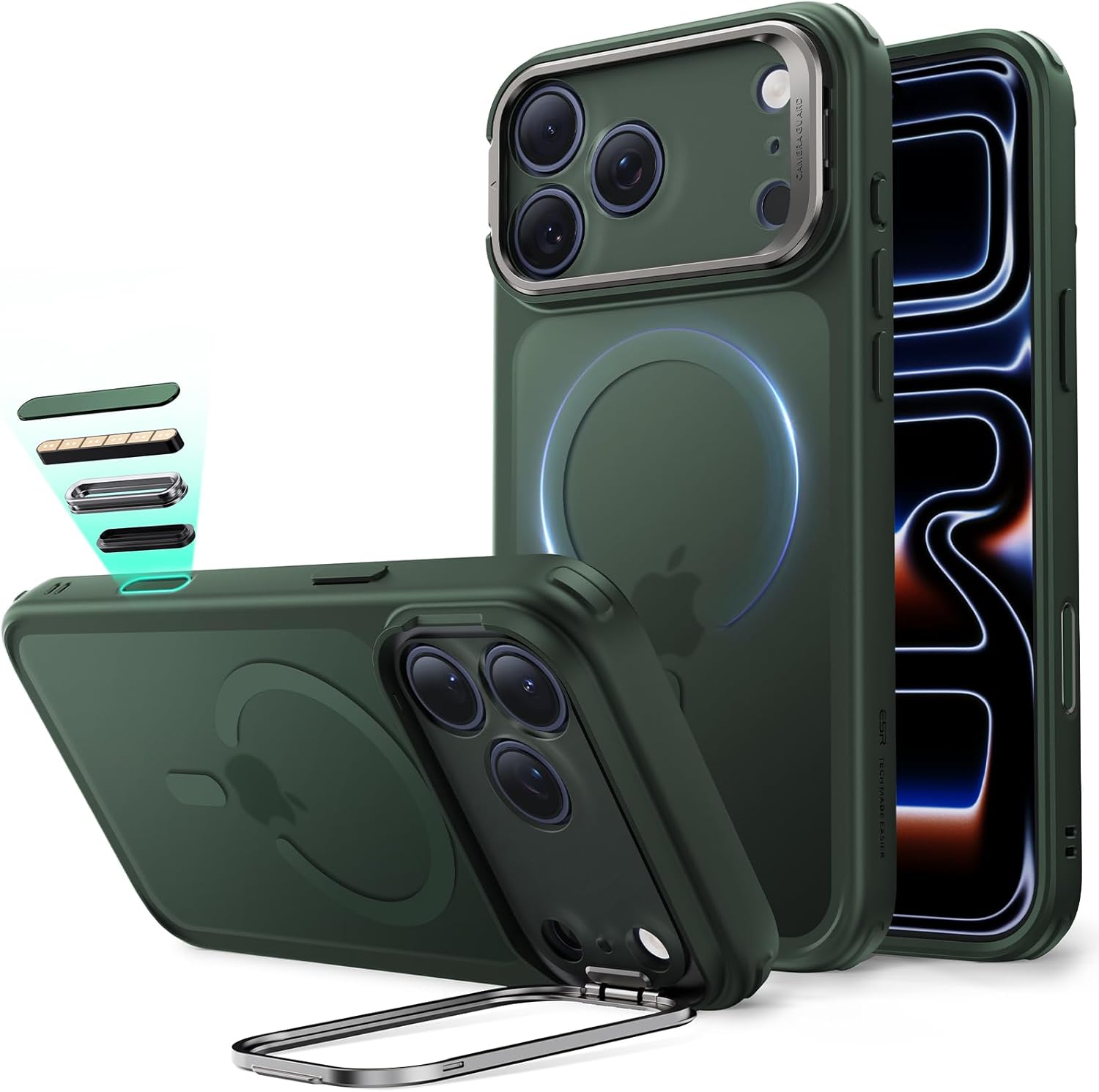ESR for iPhone 17 Pro Max Case with Stash Stand