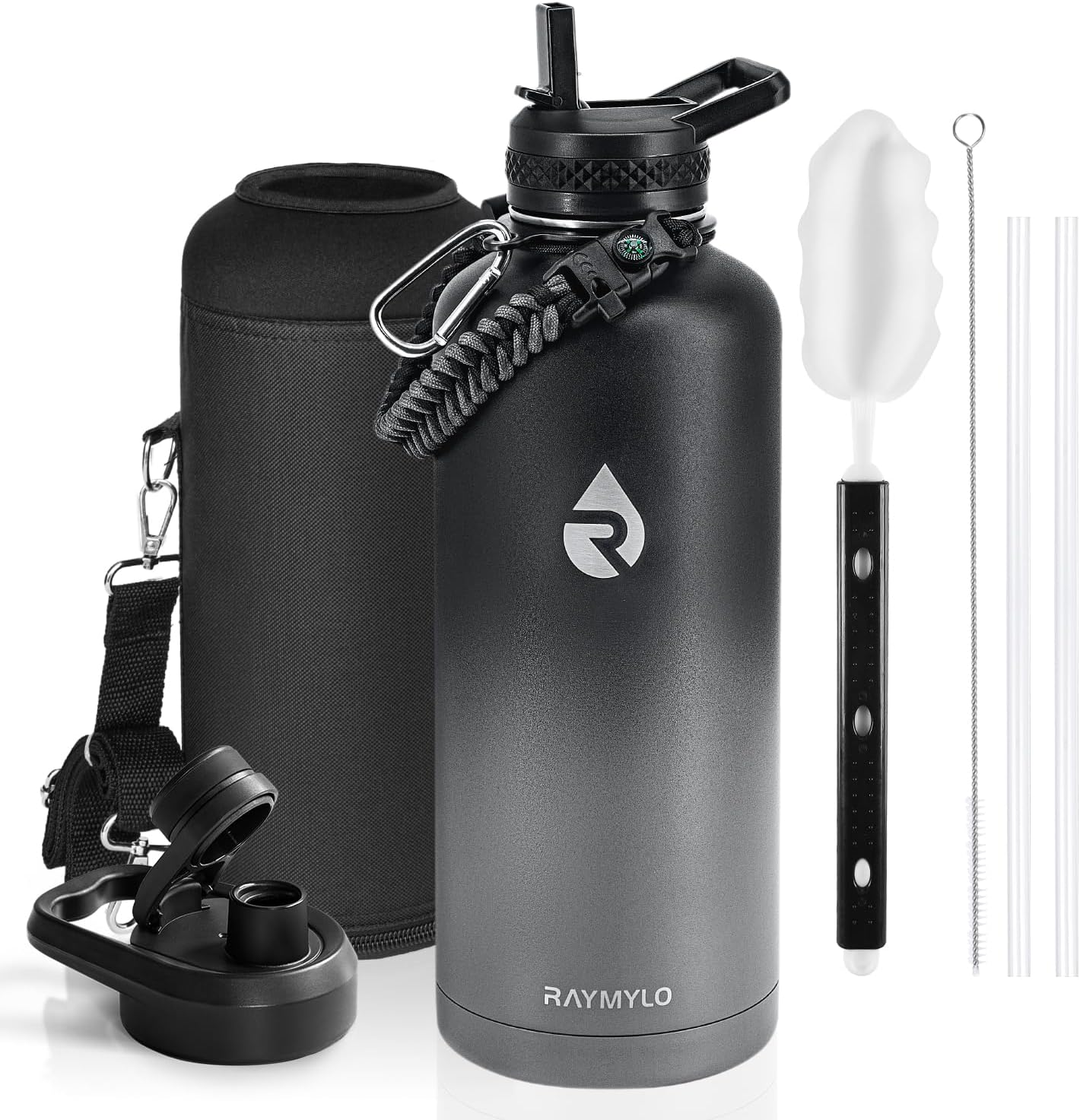 64oz Insulated Water Bottle Stainless Steel