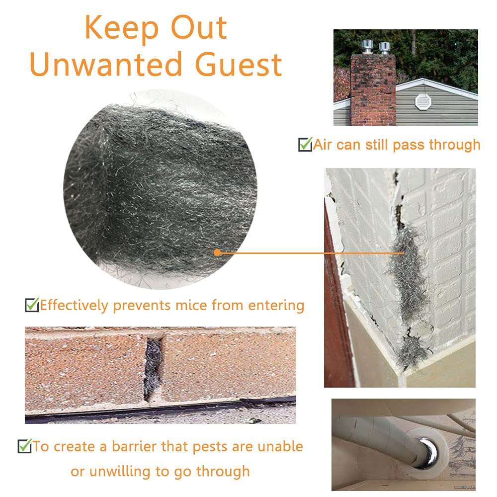 Steel Wool Mice Control  Hole Filler