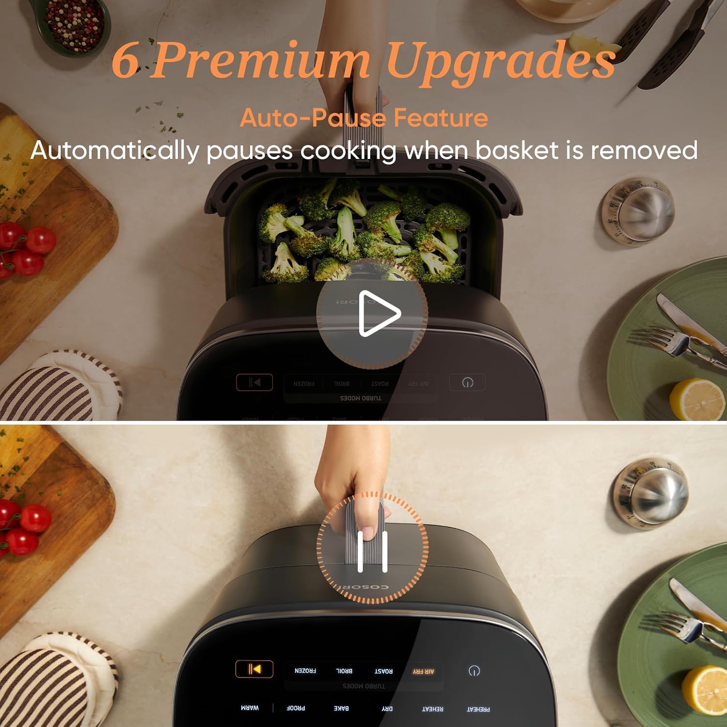 Cosori 9-in-1 TurboBlaze Air Fryer 6 Qt