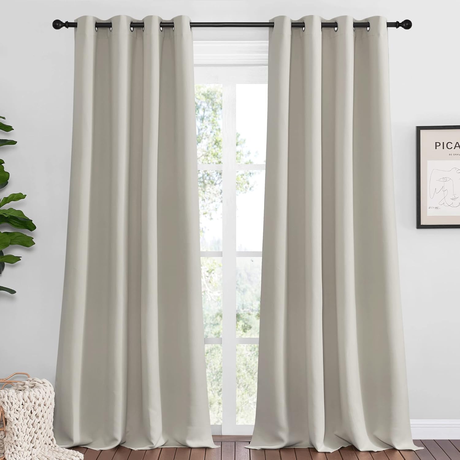 NICETOWN Halloween Blackout Curtains