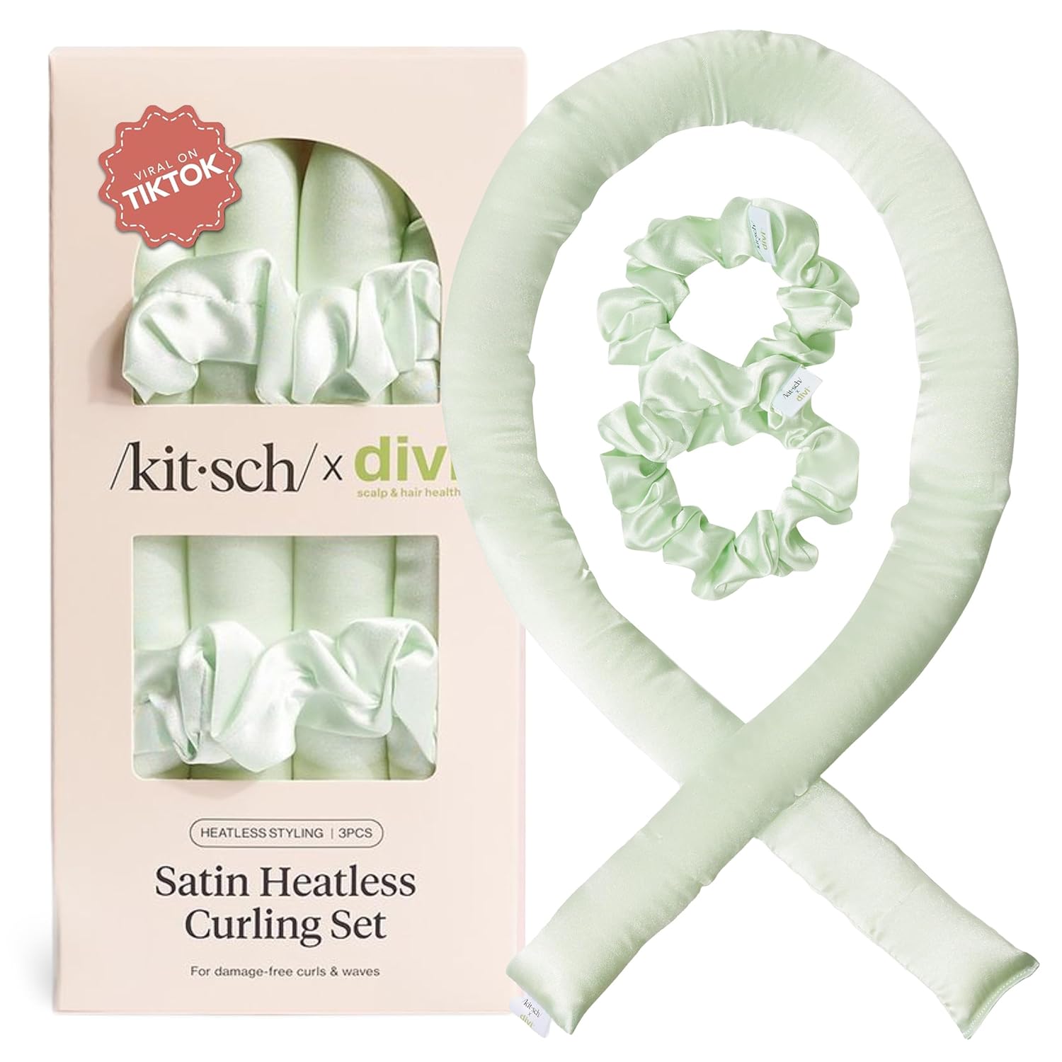 Kitsch Satin Heatless Curling Set