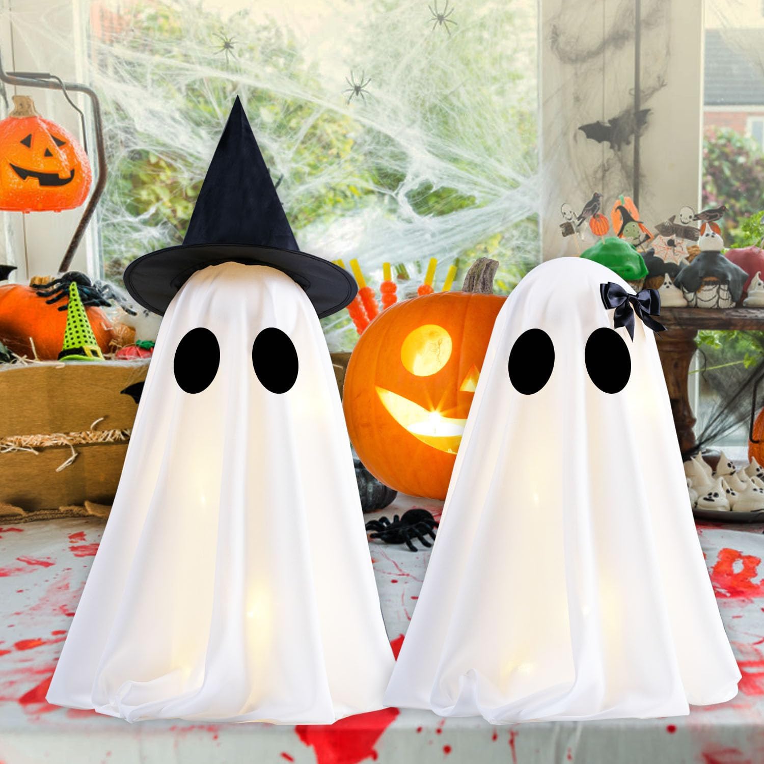 Light Up Halloween Ghost Decorations Home decor
