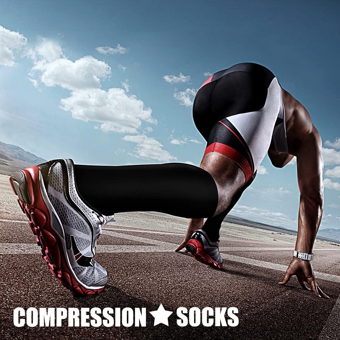 CHARMKING Compression Socks for Men & Wome