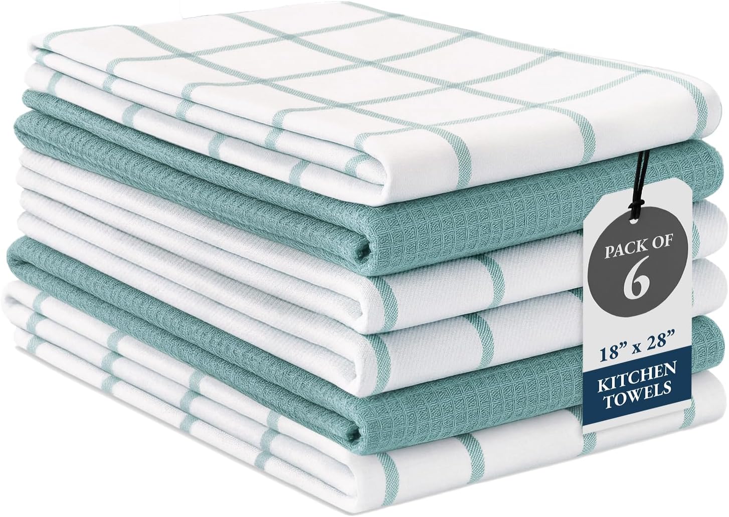 LANE LINEN Kitchen Towels and Dishcloths Sets