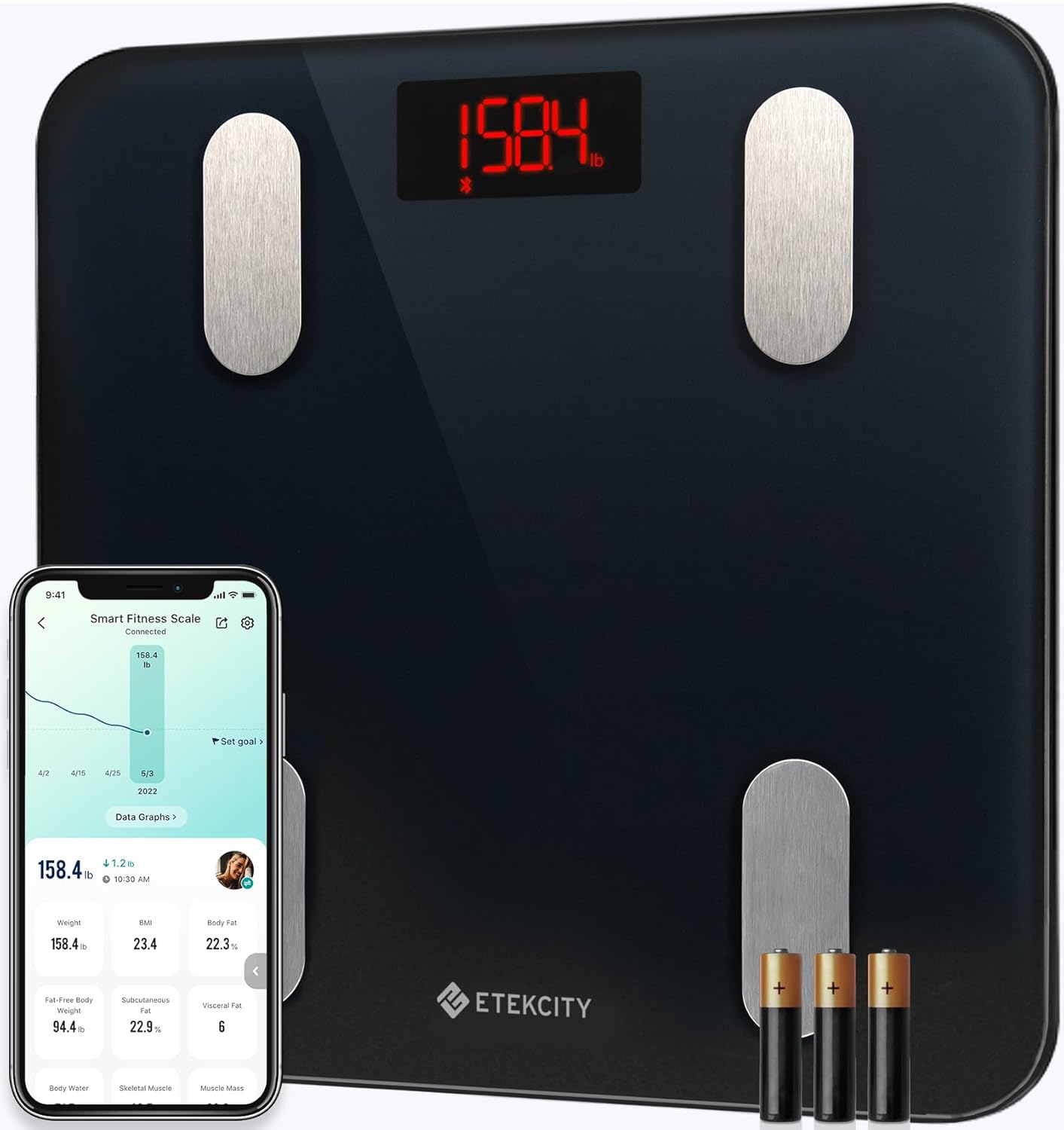 Smart Body Scale & Fat Analyzer