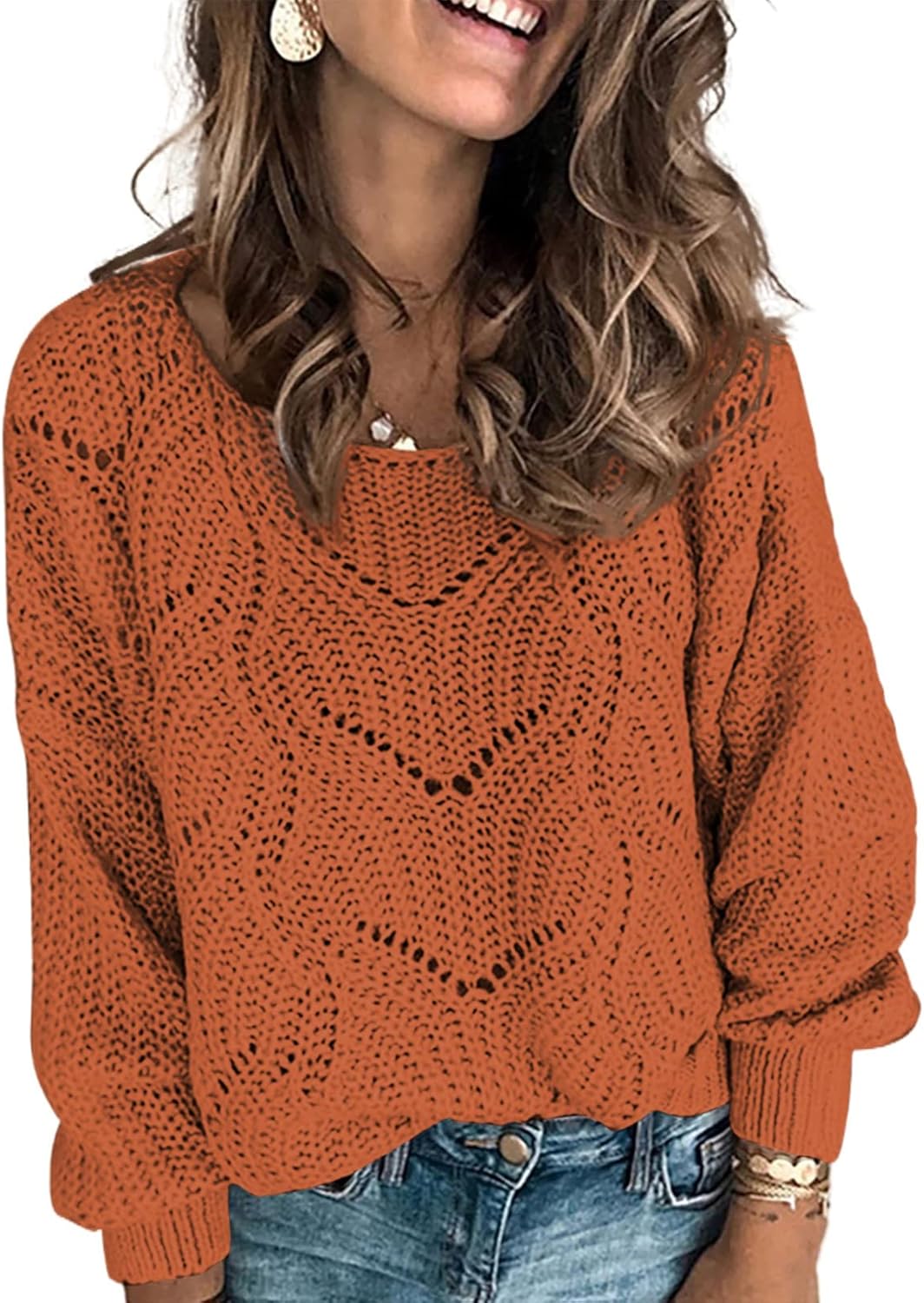 Dokotoo Womens Sweaters 2025 Crewneck