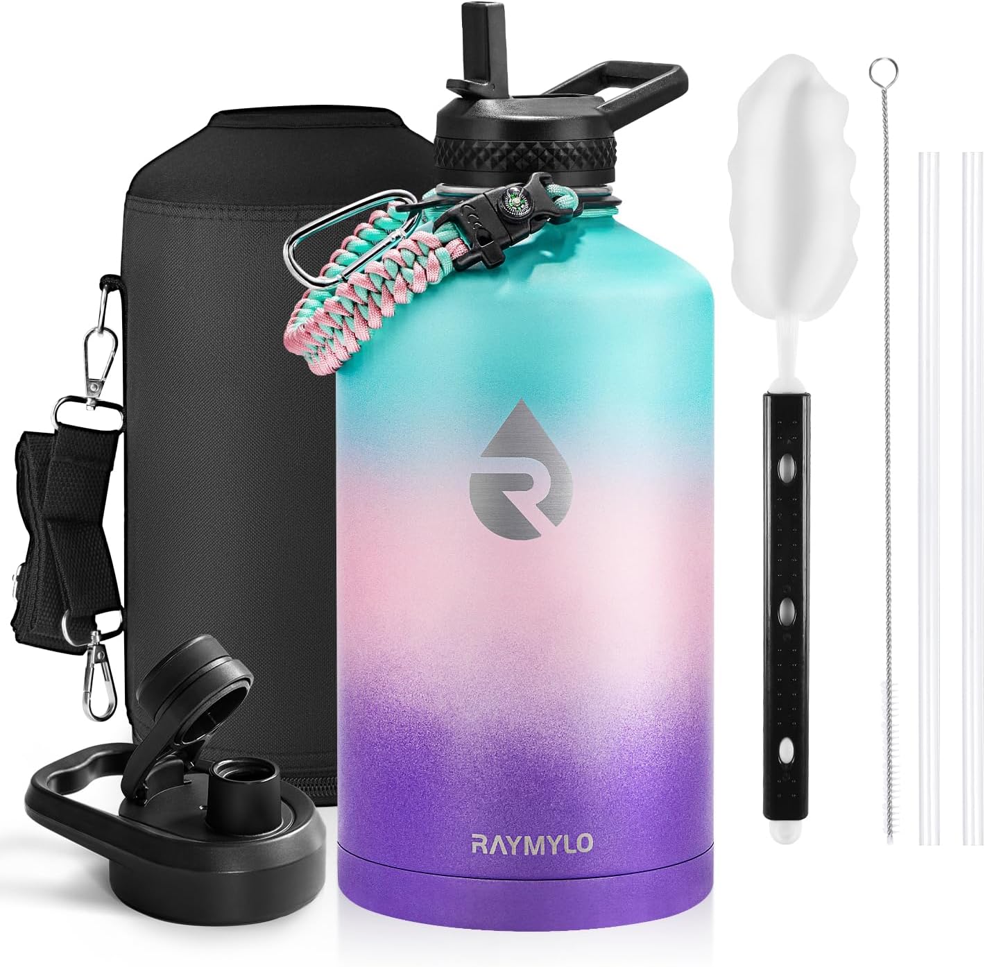 64oz Insulated Water Bottle Stainless Steel