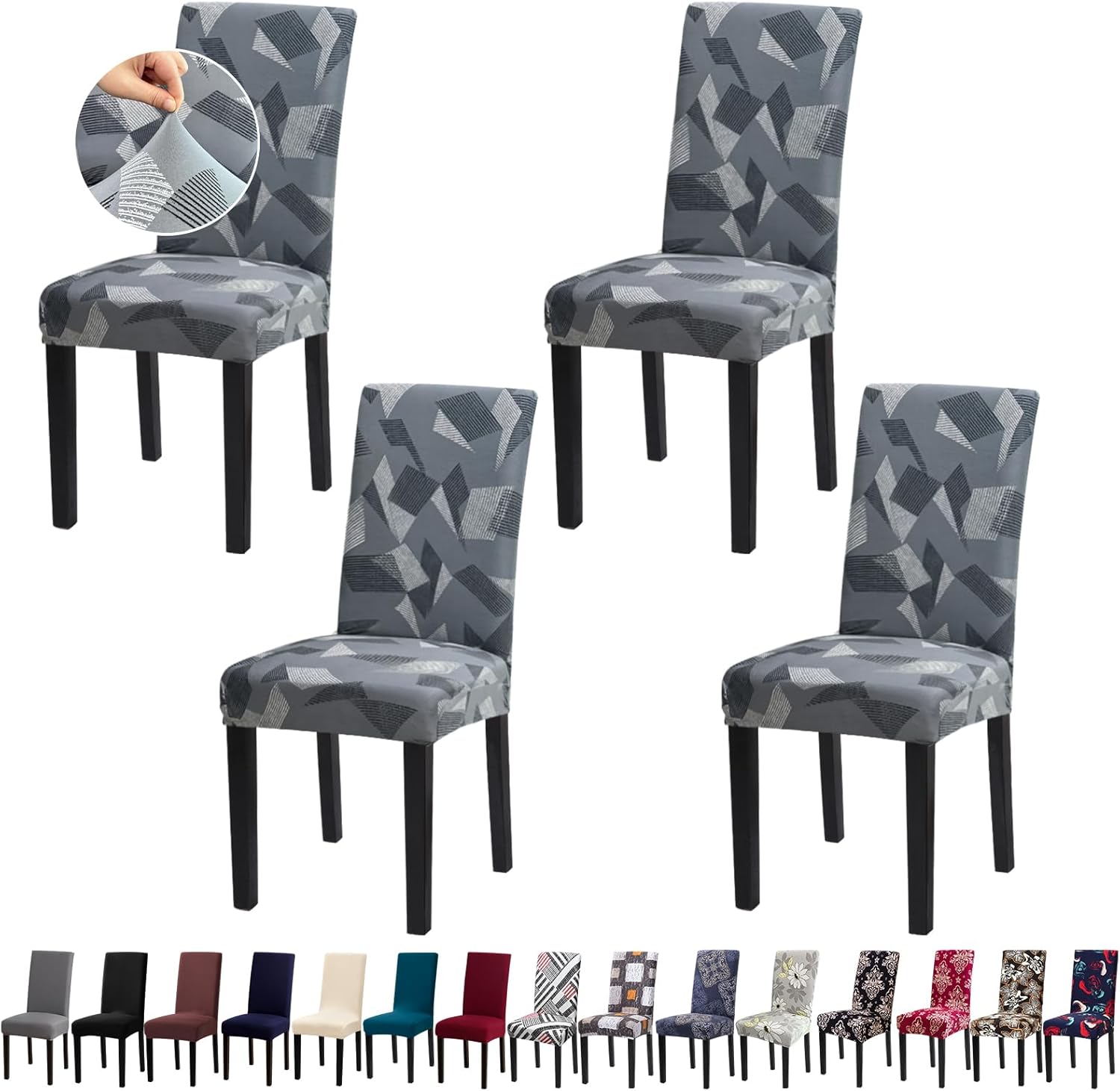 Chair Covers Stretch Kitchen Dining Room