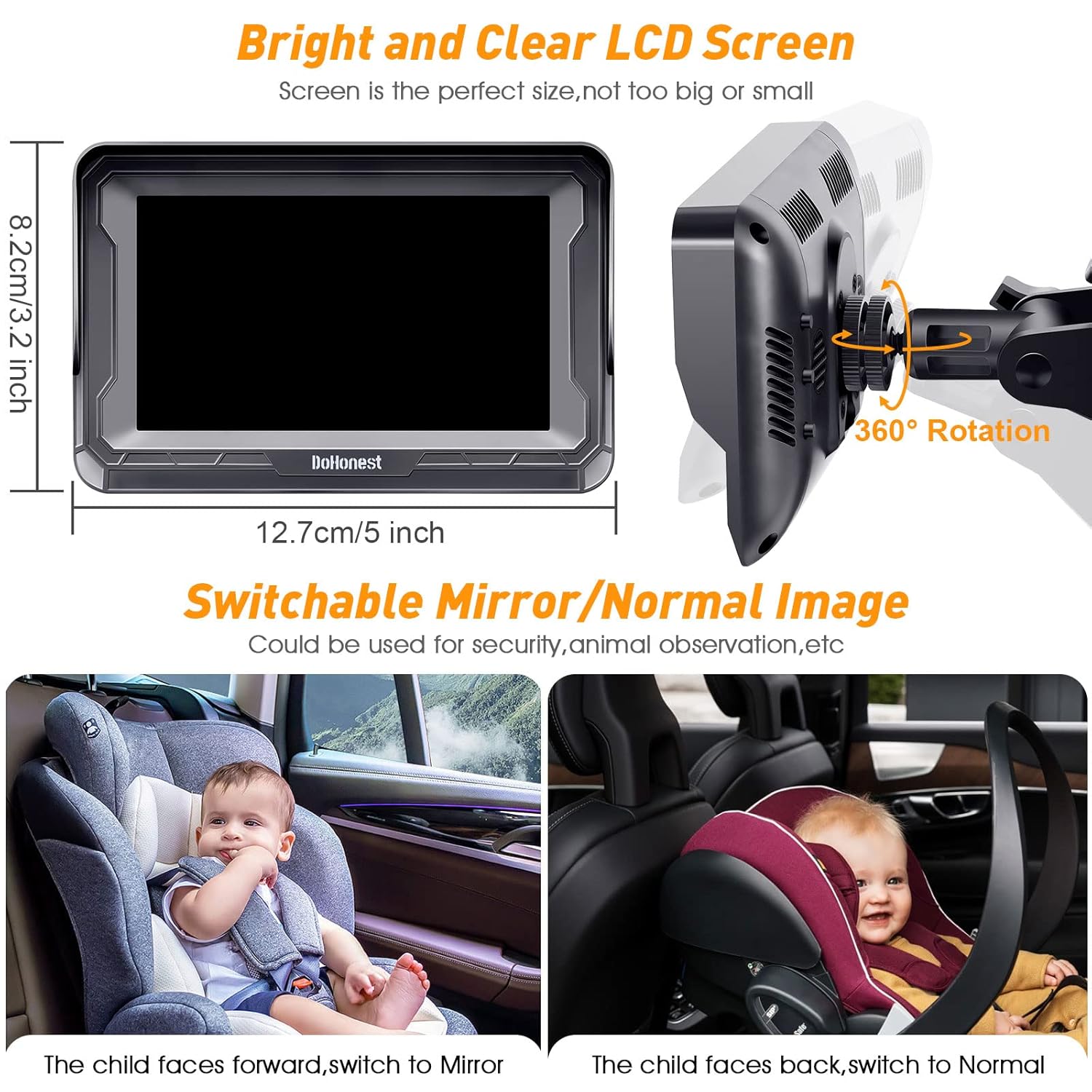 DoHonest Baby Car Camera