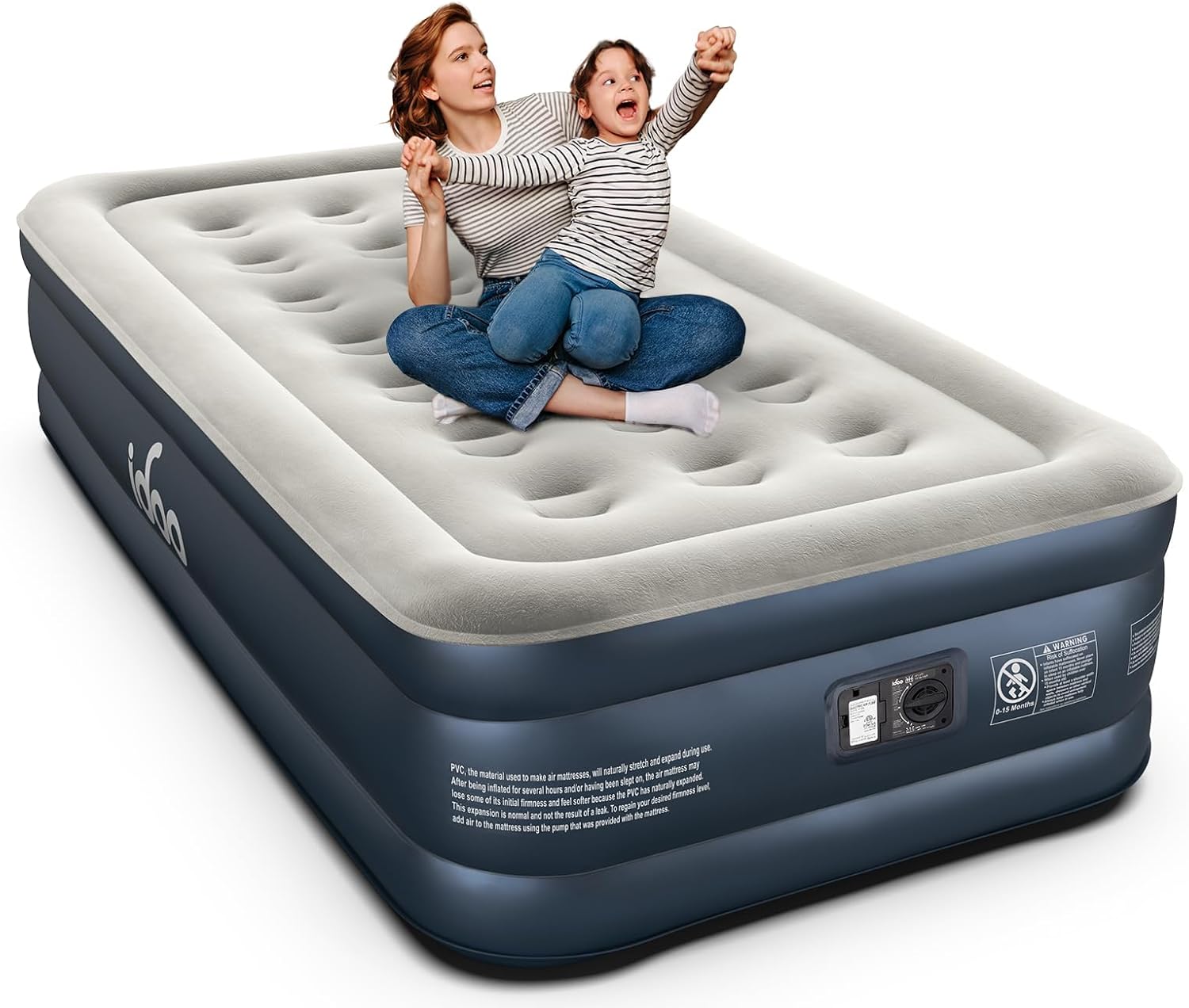 iDOO Queen Air Mattress with Built-in Pump