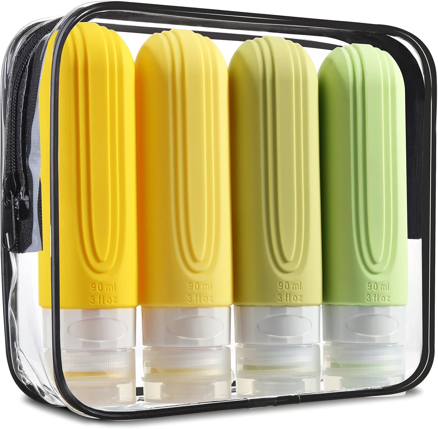TSA Approved 3oz Leak-Proof Travel Bottles