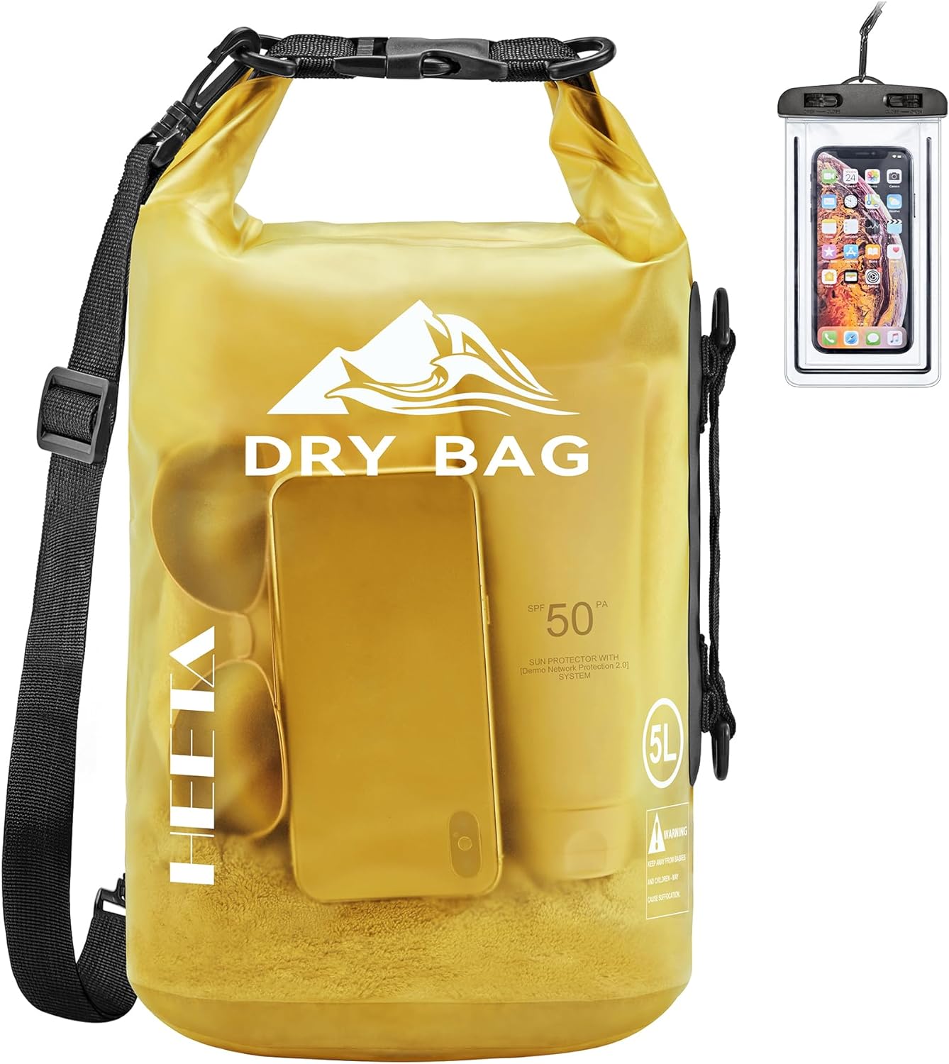 HEETA Waterproof Dry Bag for Travel