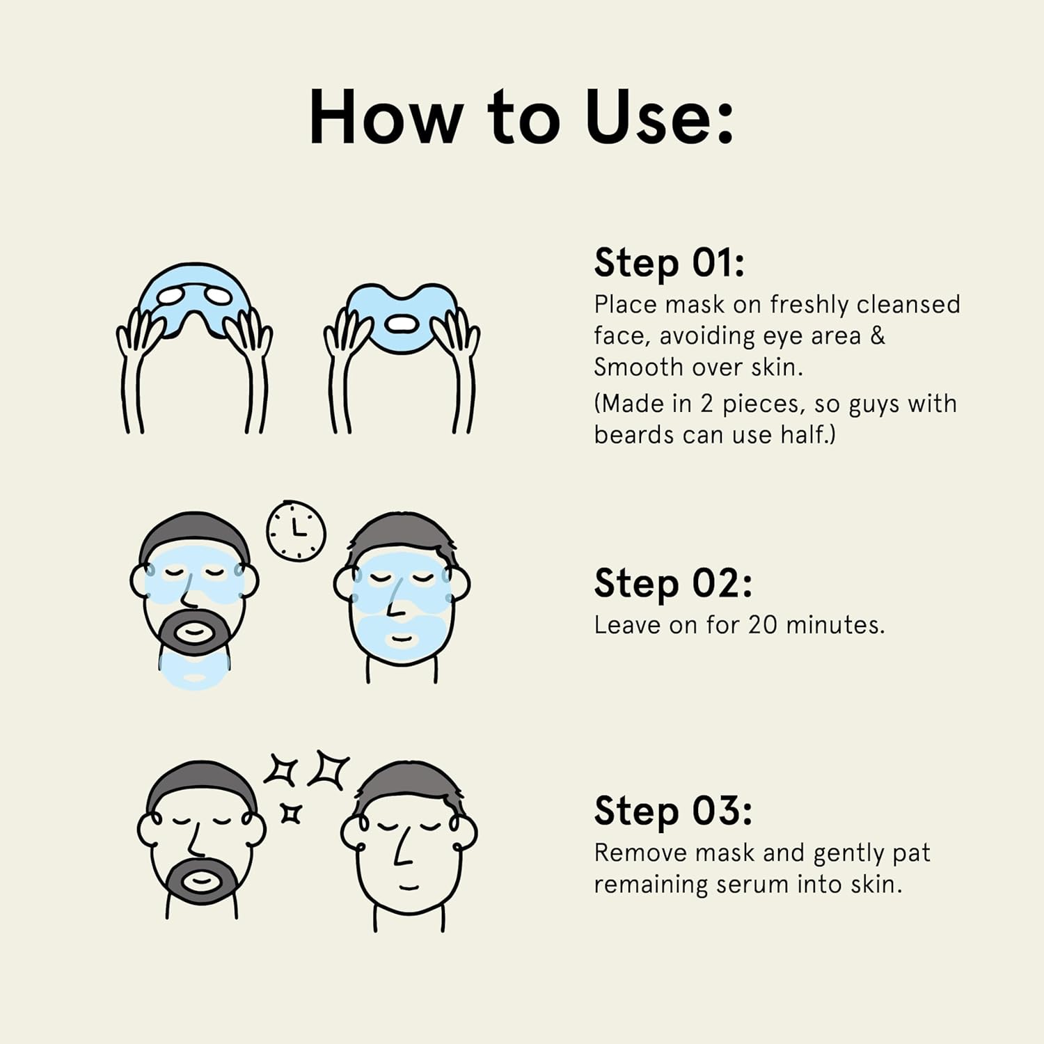 JAXON LANE BRO MASK Korean Face Mask for Men