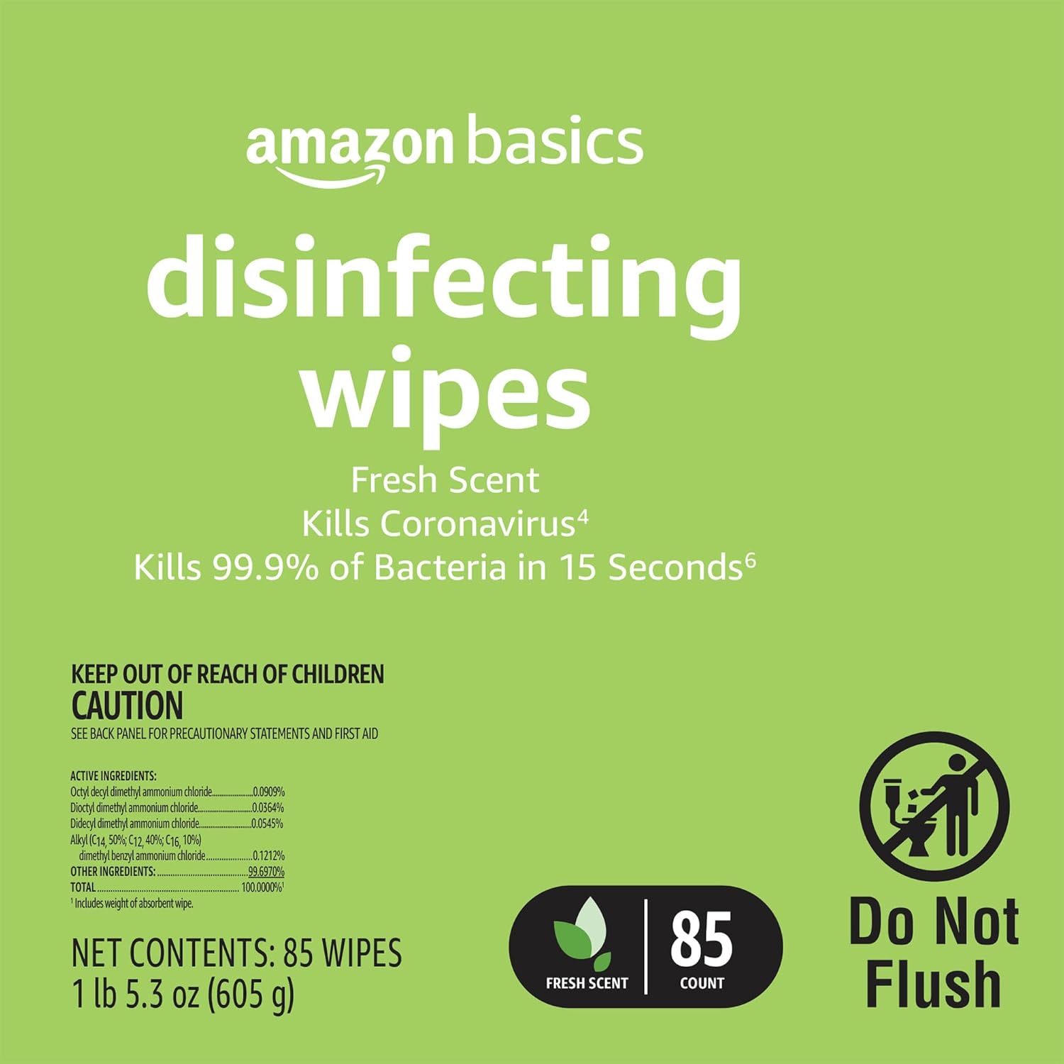Sanitizing Wipes Lemon & Fresh Scent